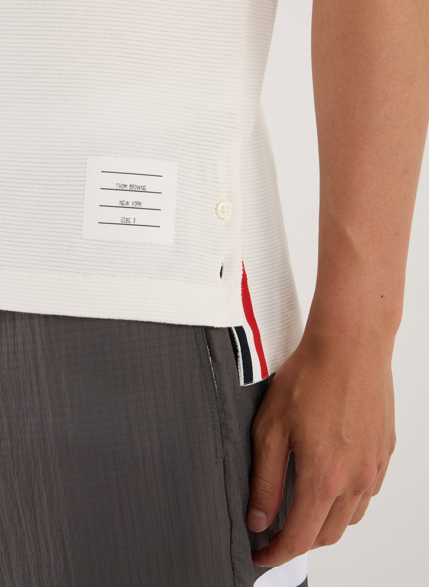 Classic Cotton T-Shirt THOM BROWNE White