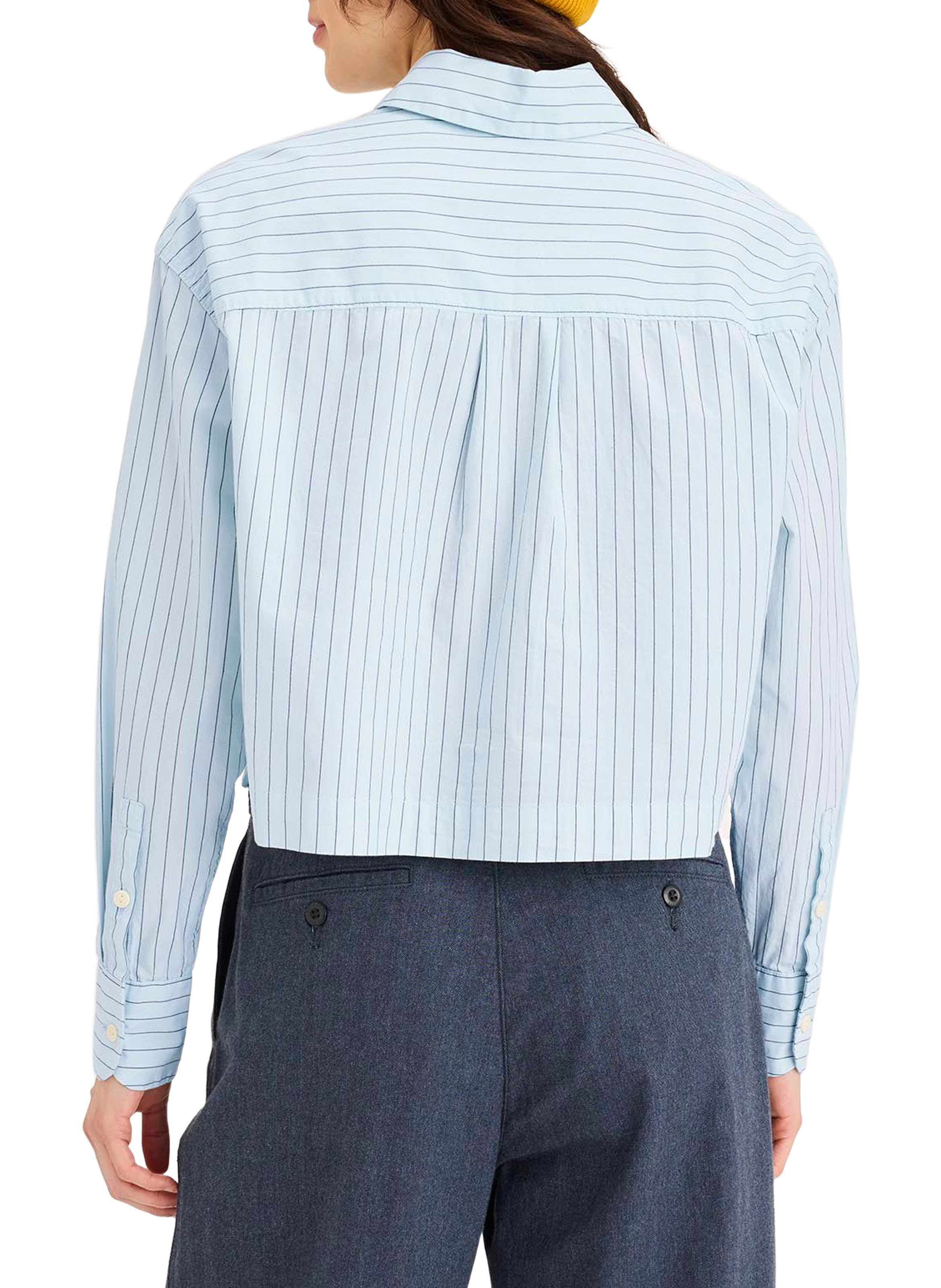 Chemise à rayures en coton DOCKERS Bleu