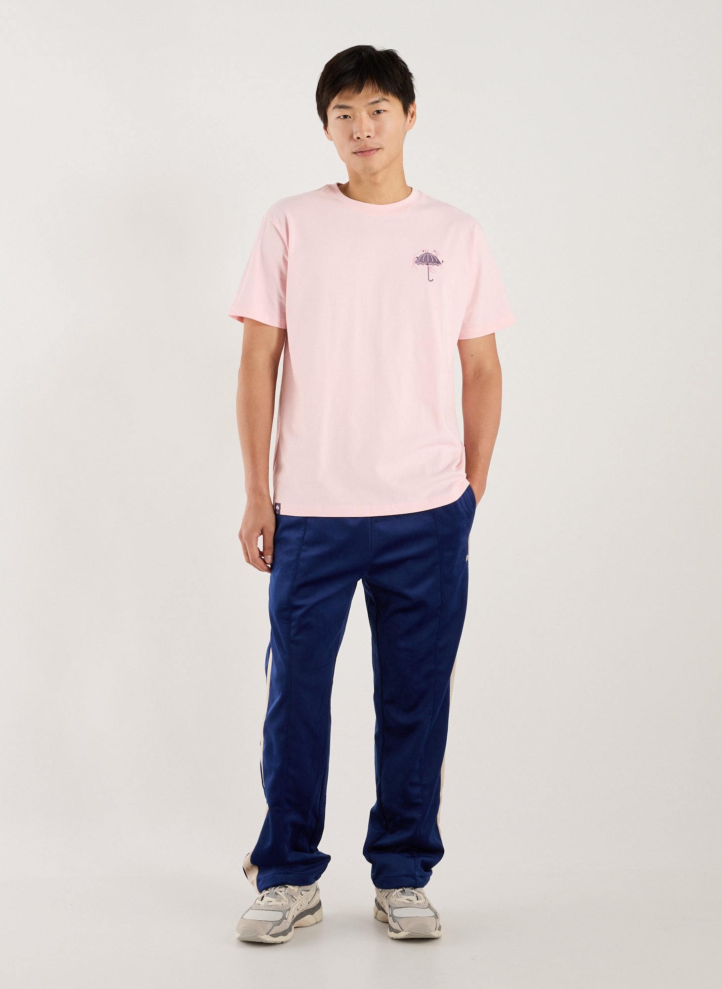 Classic Cotton T-Shirt HELAS CAPS Pink