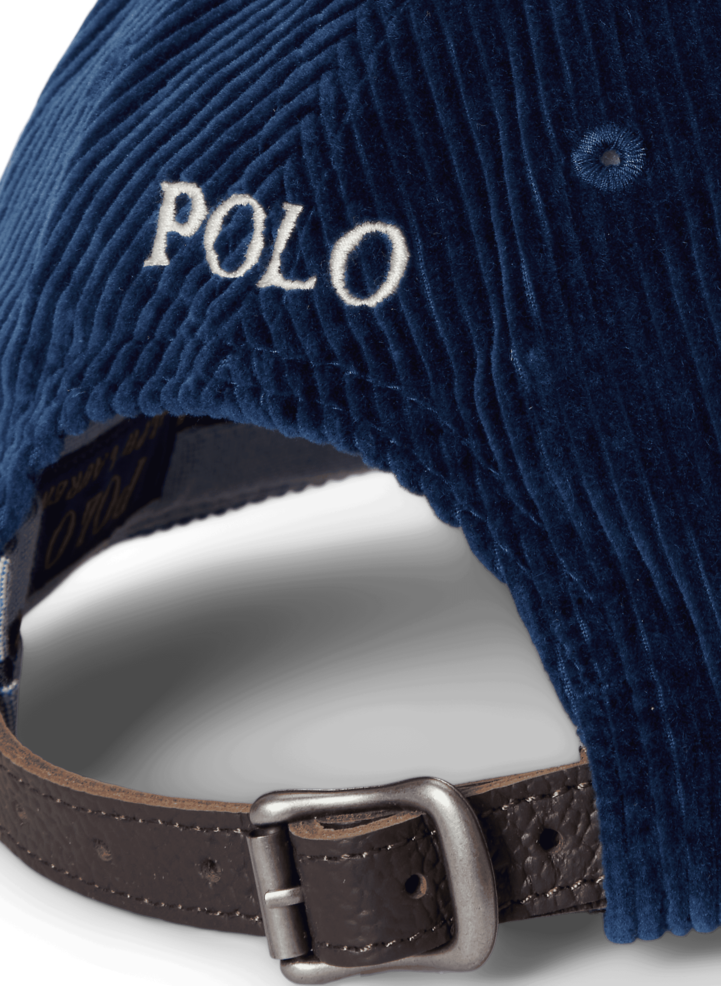 Corduroy baseball cap POLO RALPH LAUREN Blue