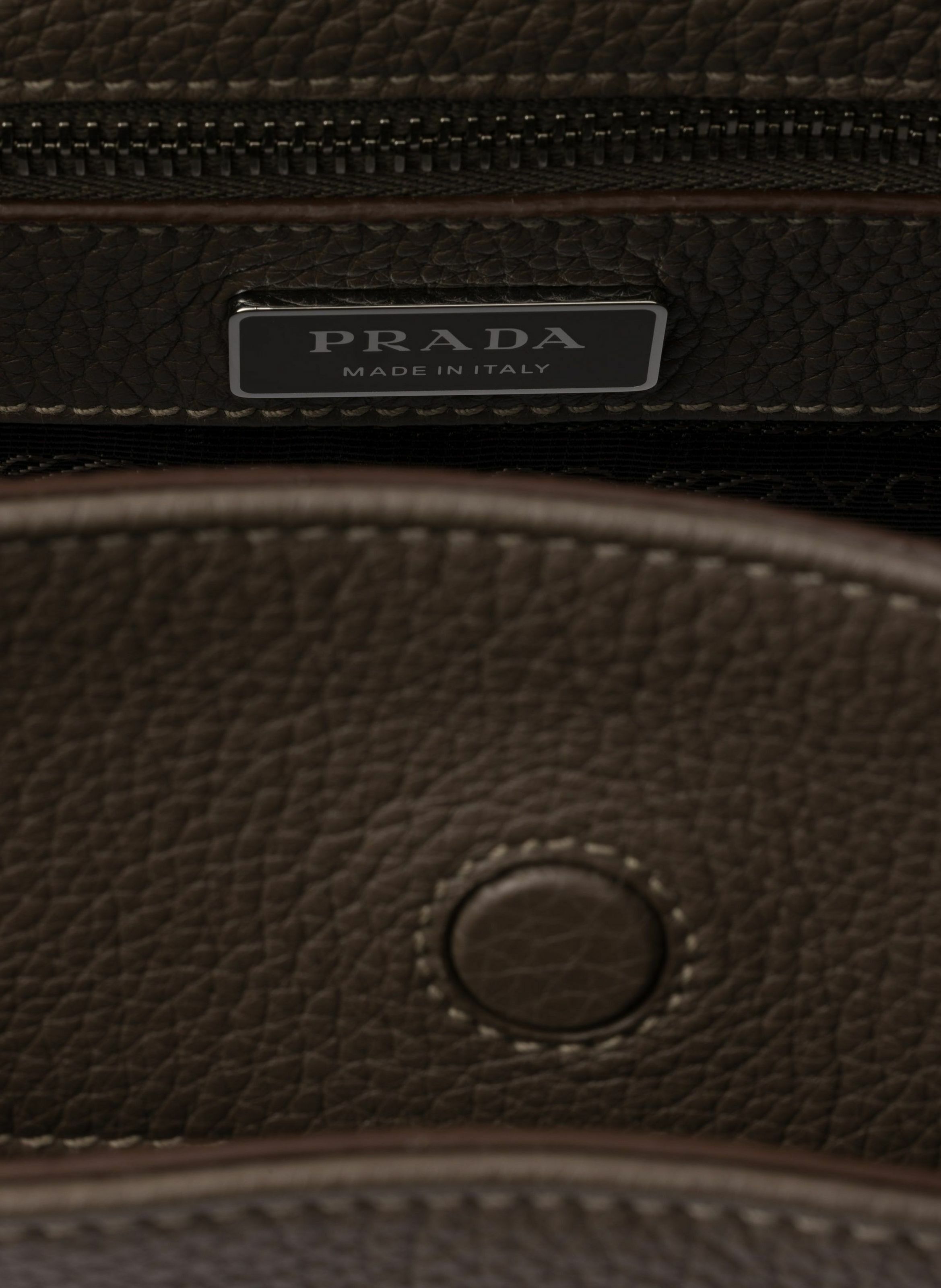 Sac à bandoulière en cuir Gris