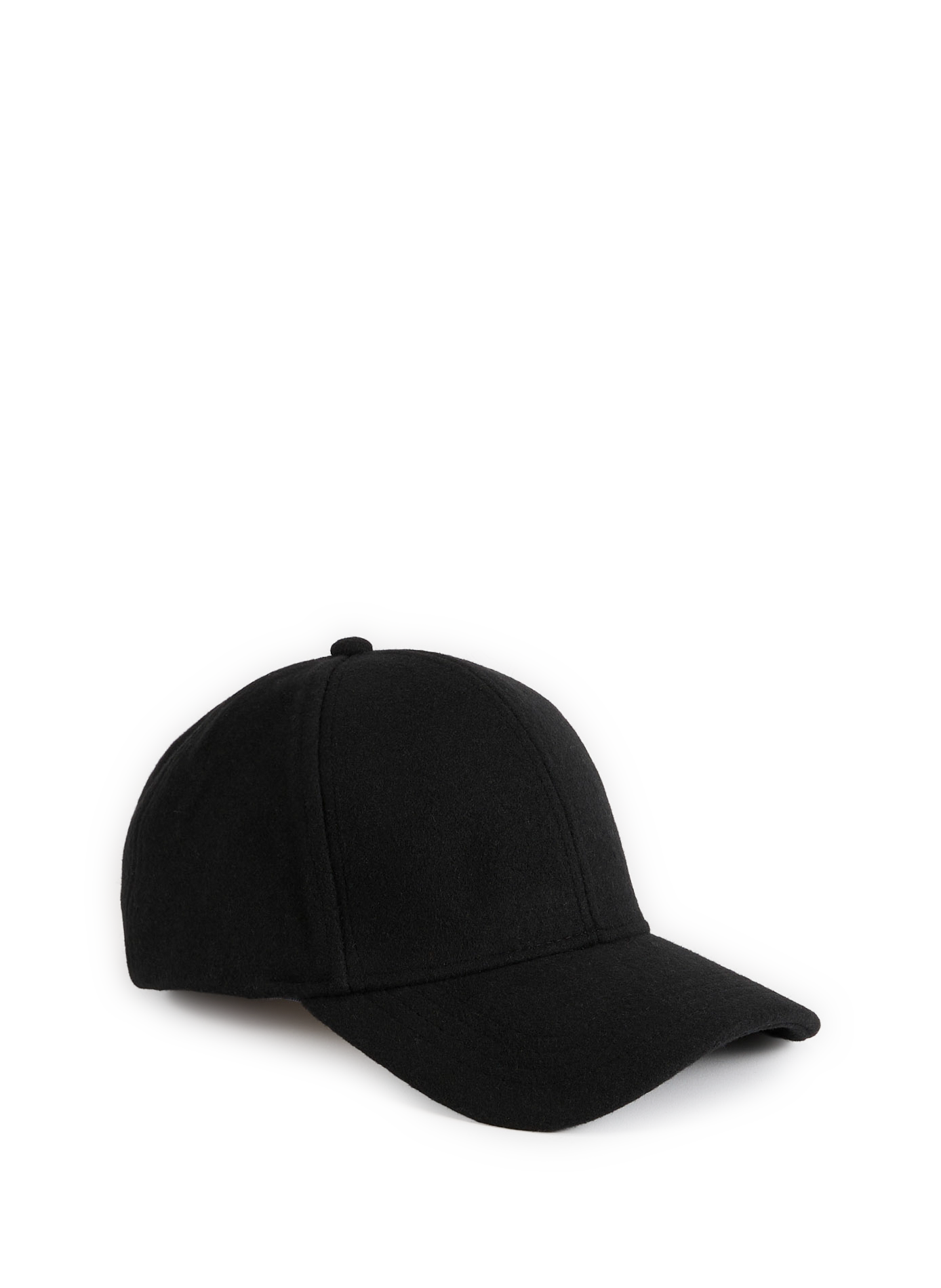 SAISON 1865 Casquette en laine mélangée Noir