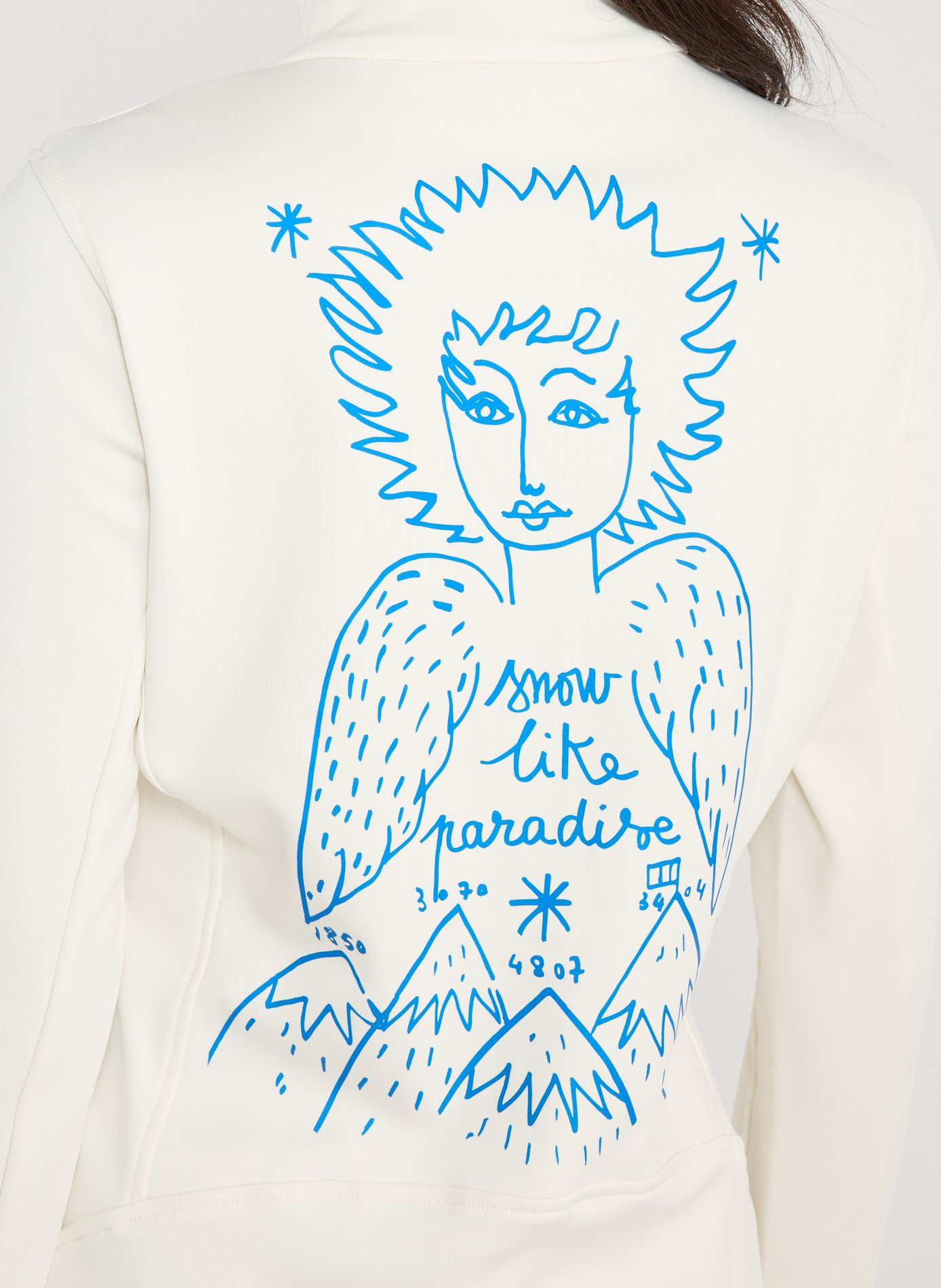 Veste de ski imprimée Climi ROSSIGNOL Gris