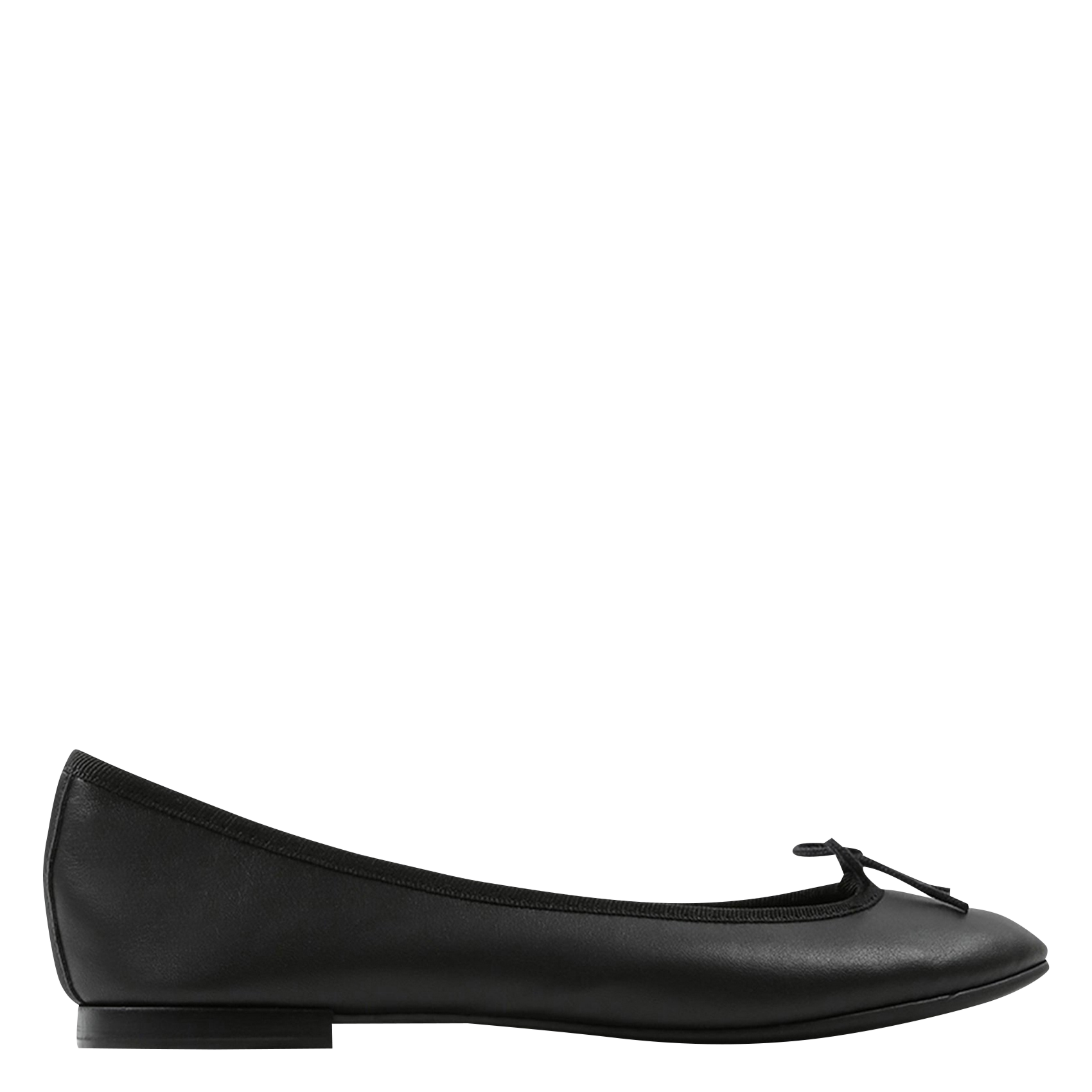 Ballerines en cuir cendrillon REPETTO Noir
