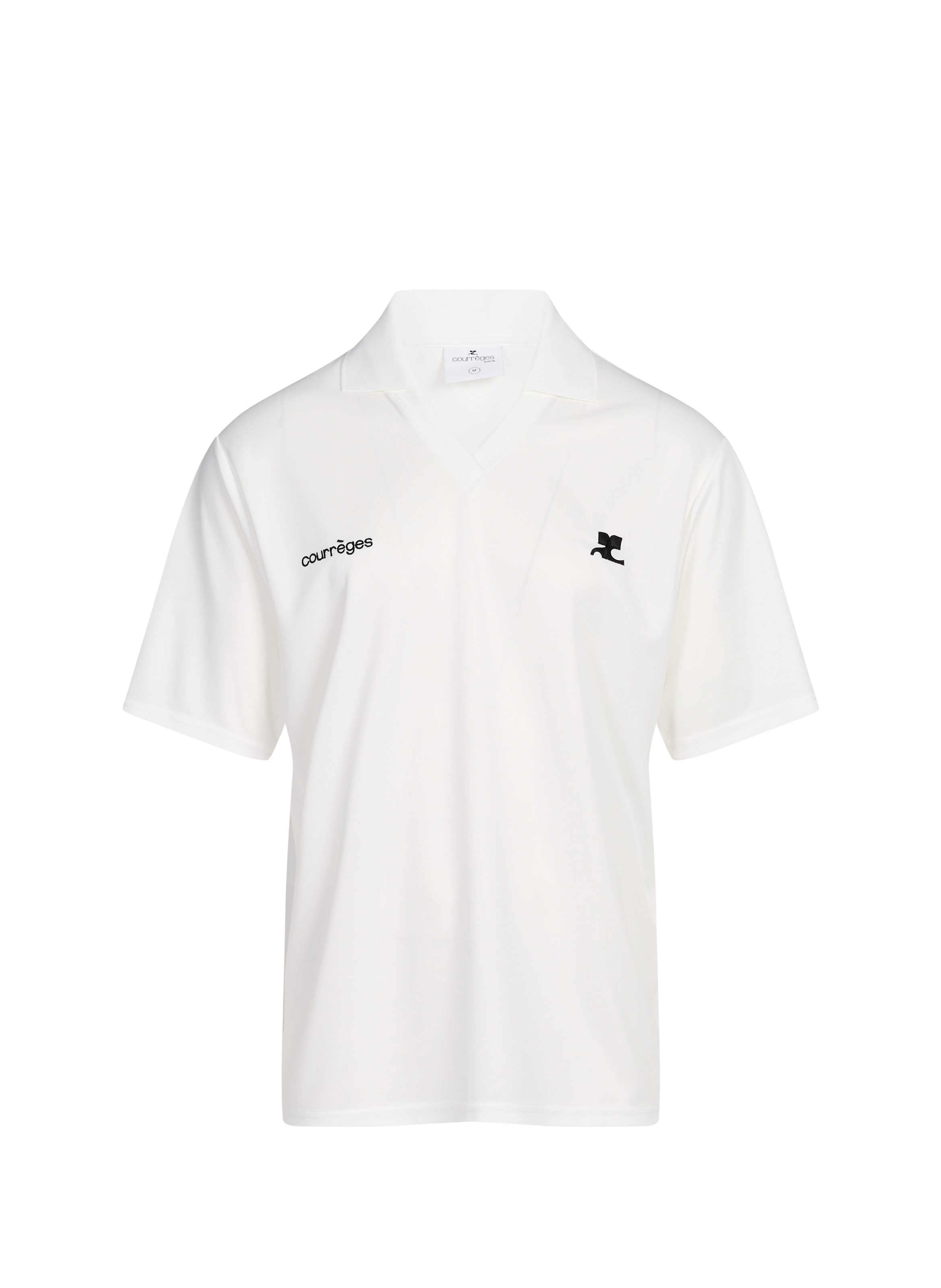 COURRÈGES Polo shirt with logo White