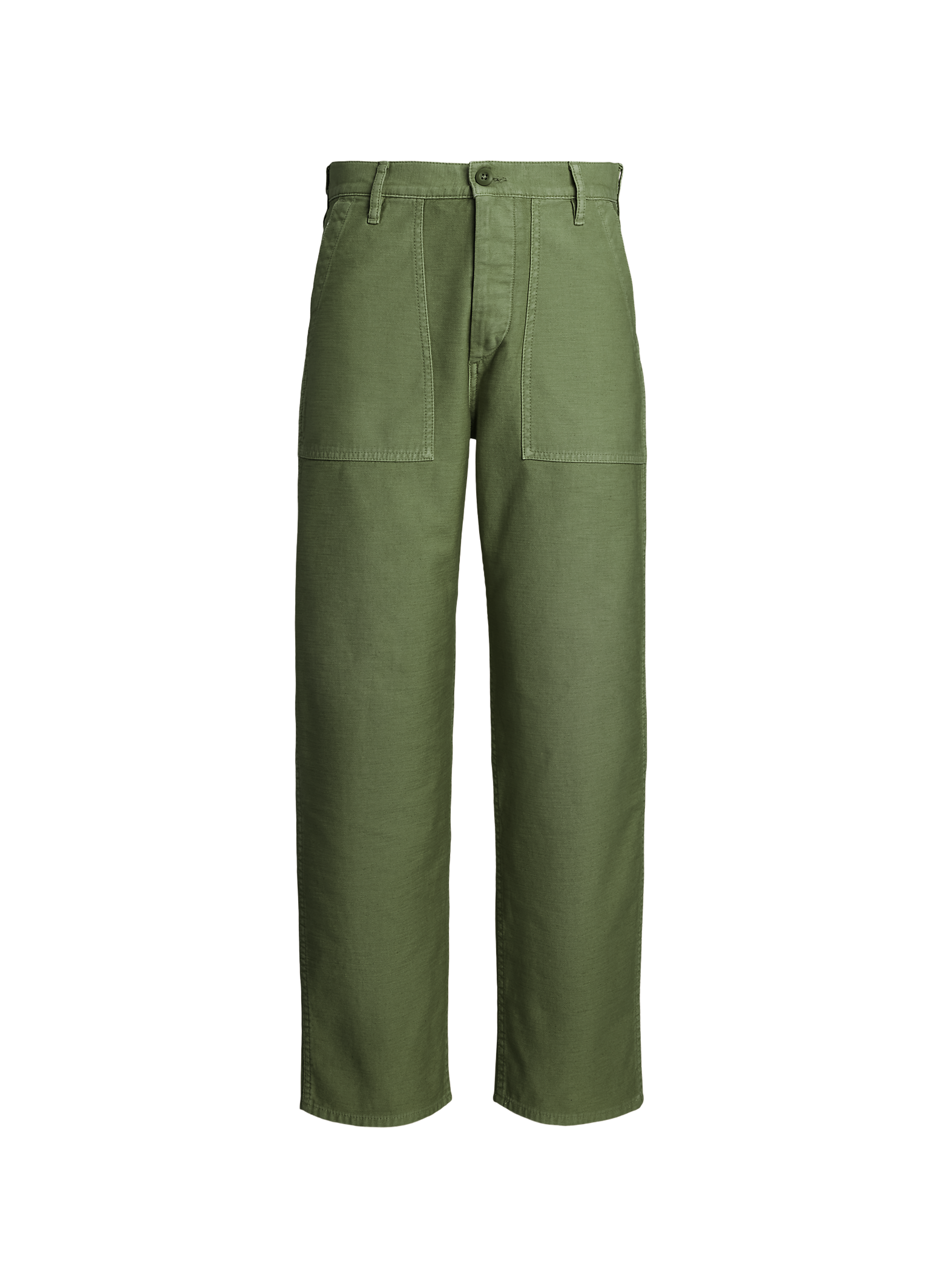 Straight leg pants with mid-rise waist in cotton. POLO RALPH LAUREN Khaki