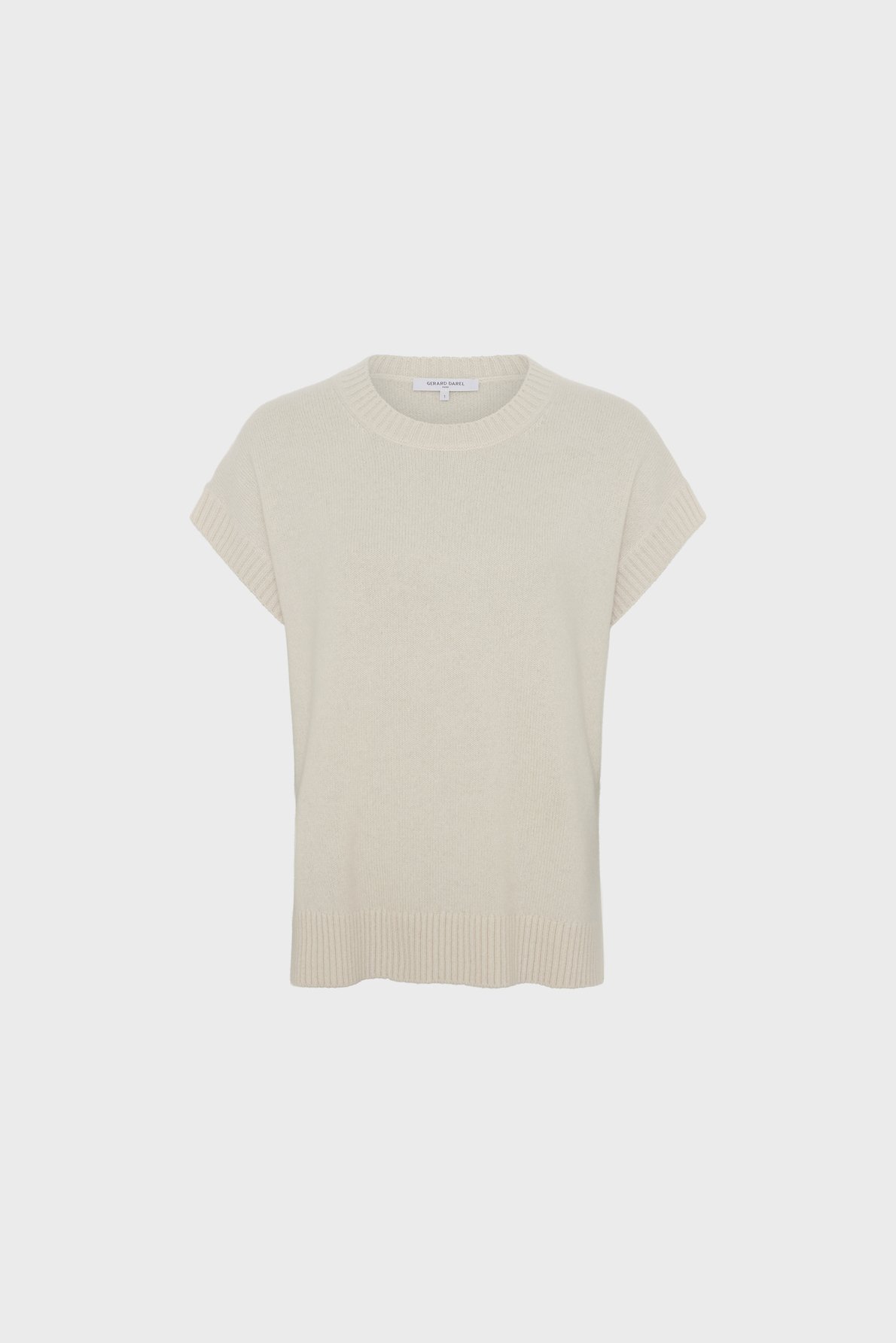 Pull sans manche en cachemire - lohna GERARD DAREL Beige
