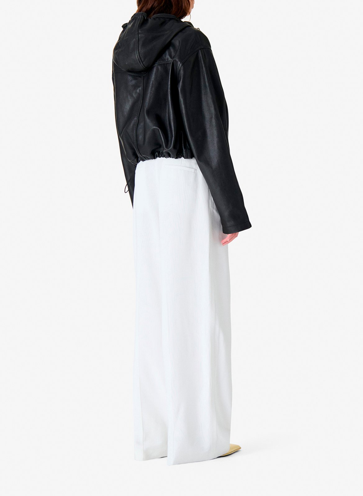 Pantalon large taille haute helis IRO Blanc