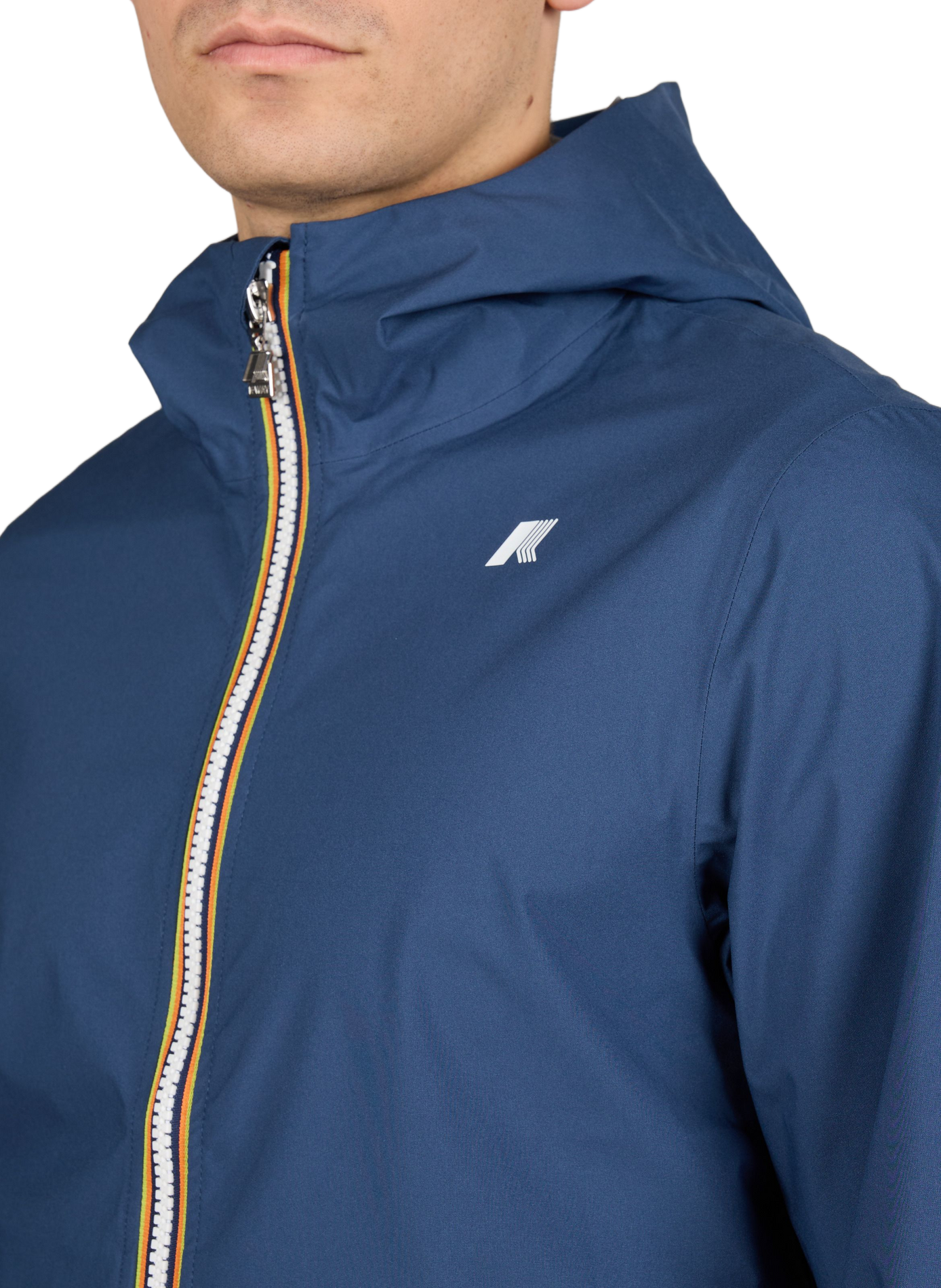 Parka à capuche K-WAY Bleu