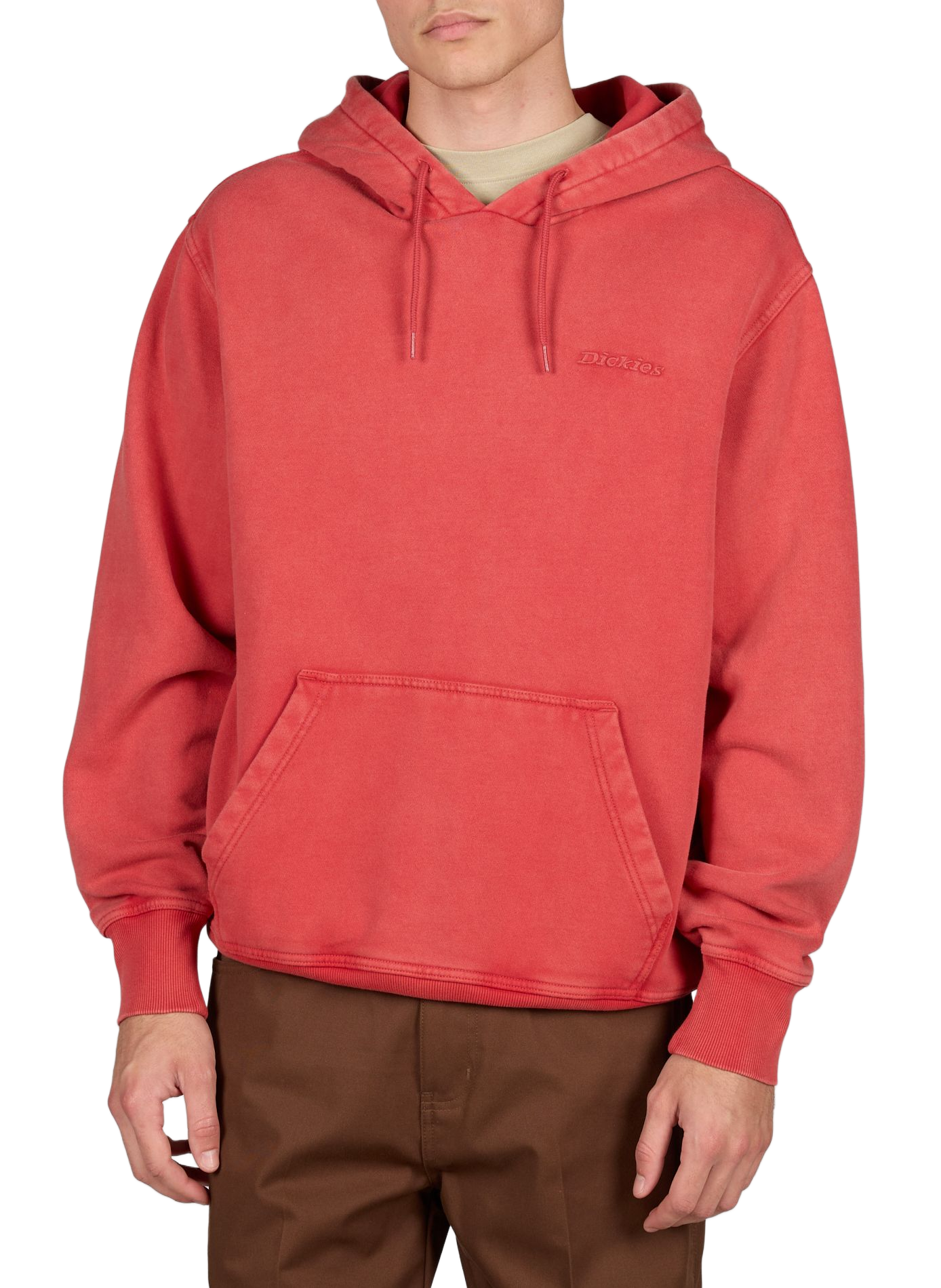 Plentyhood HD straight sweatshirt in blended cotton DICKIES Red