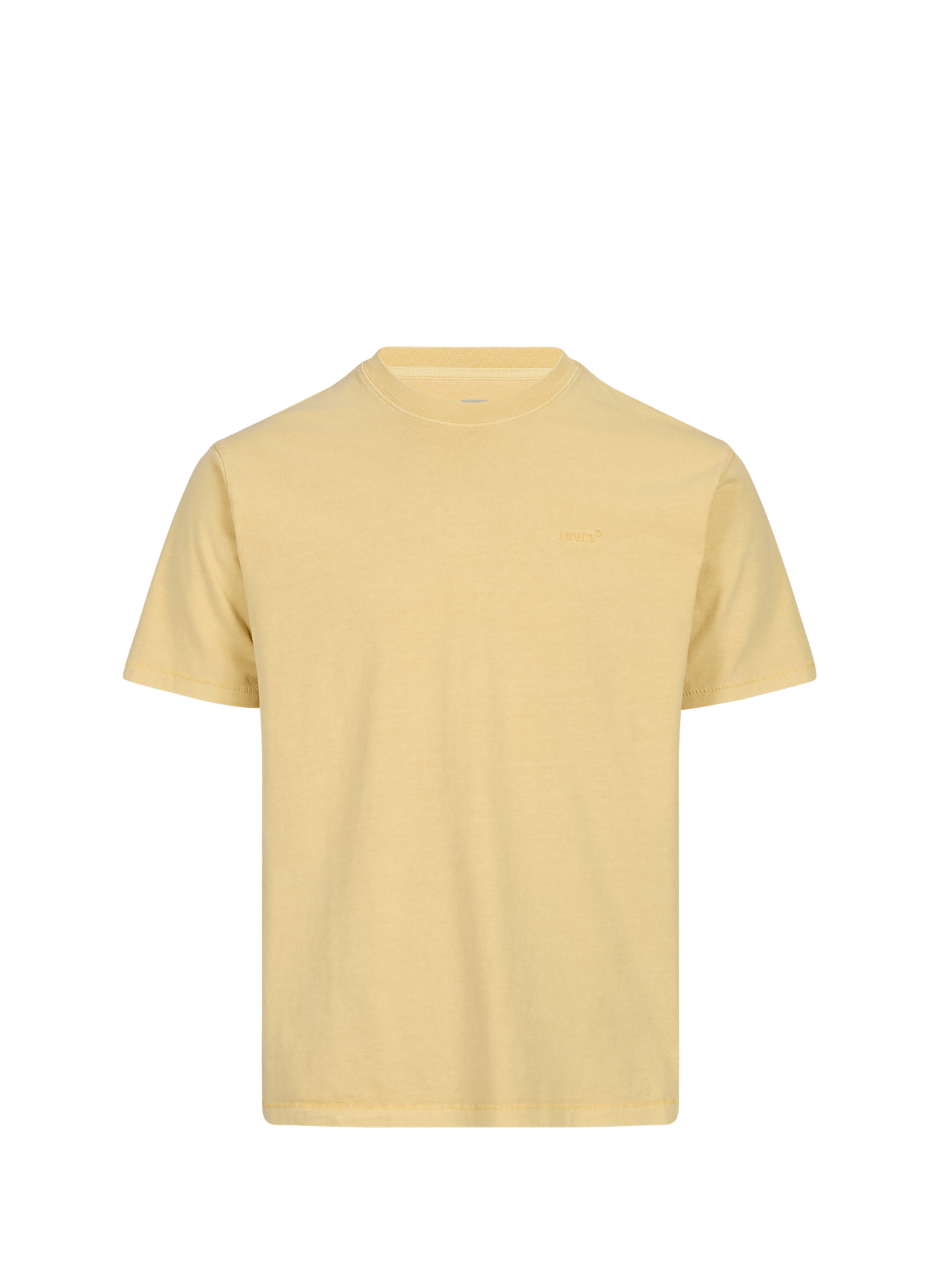 Tee-shirt uni à broderie logo LEVI'S Geel