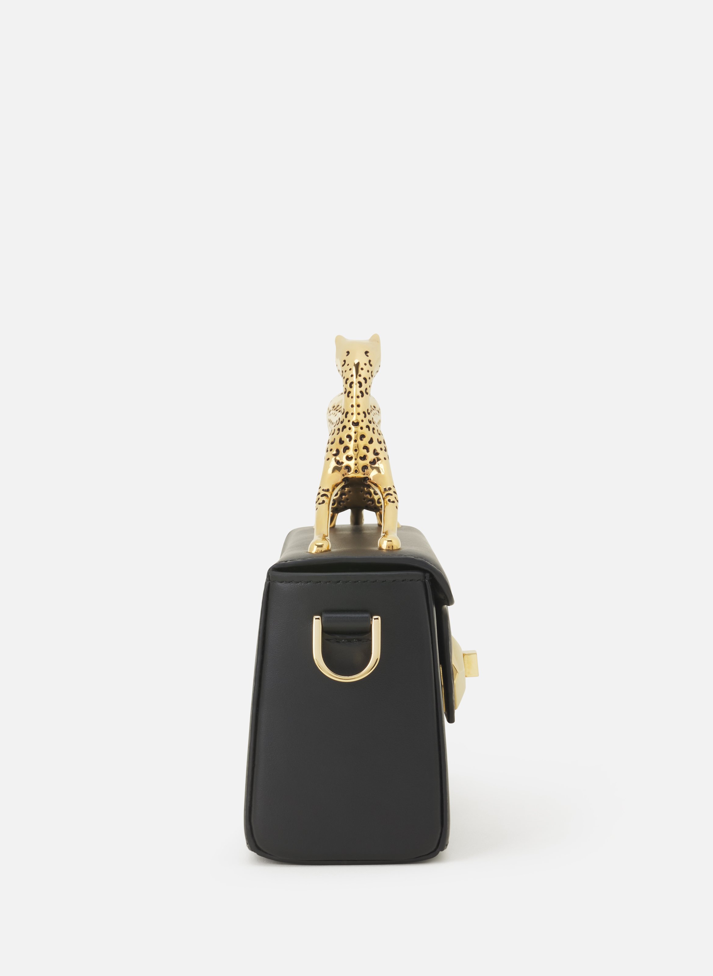 Sac pencil cat nano en cuir LANVIN Noir