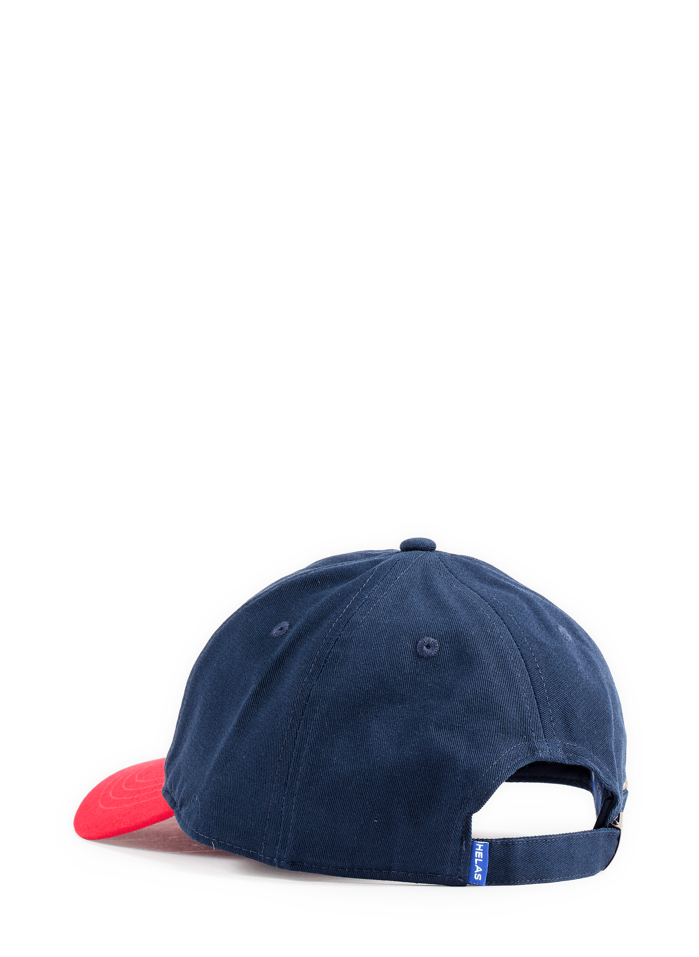 Two-tone cap with embroidered logo in cotton HELAS CAPS Blue