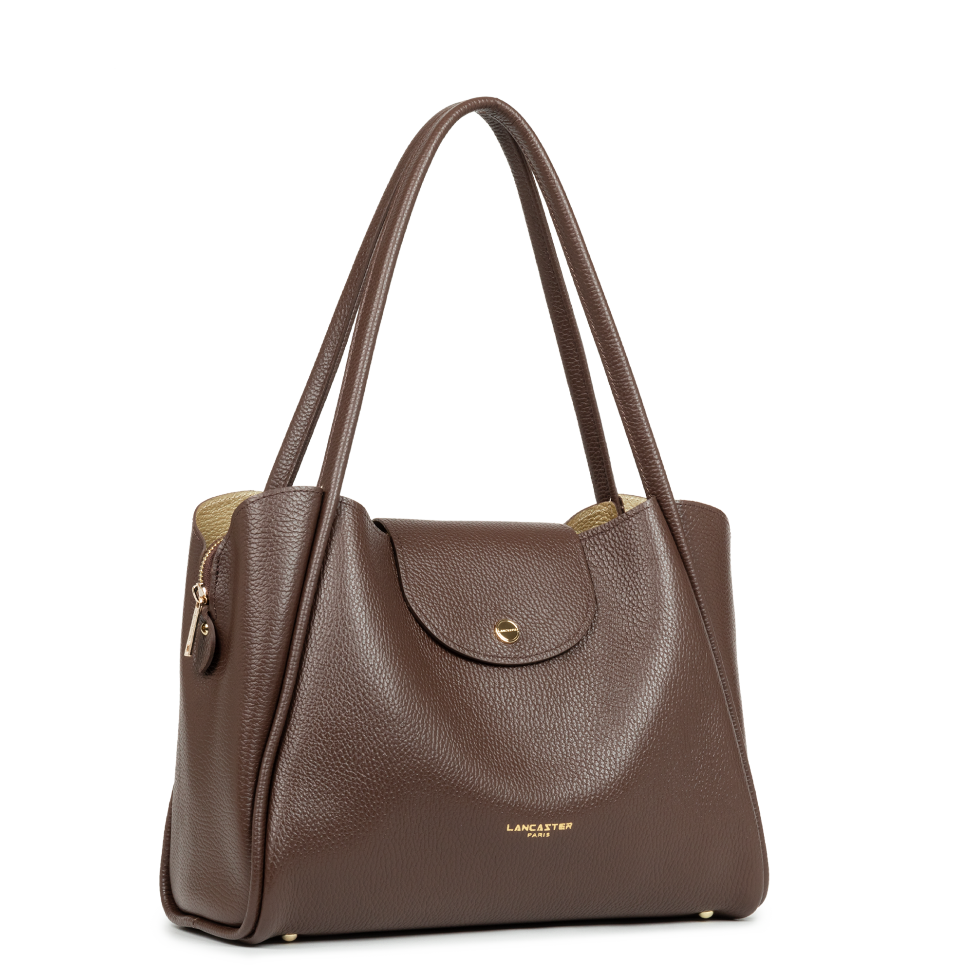 Grand sac cabas épaule - ida double | Marron LANCASTER Femme