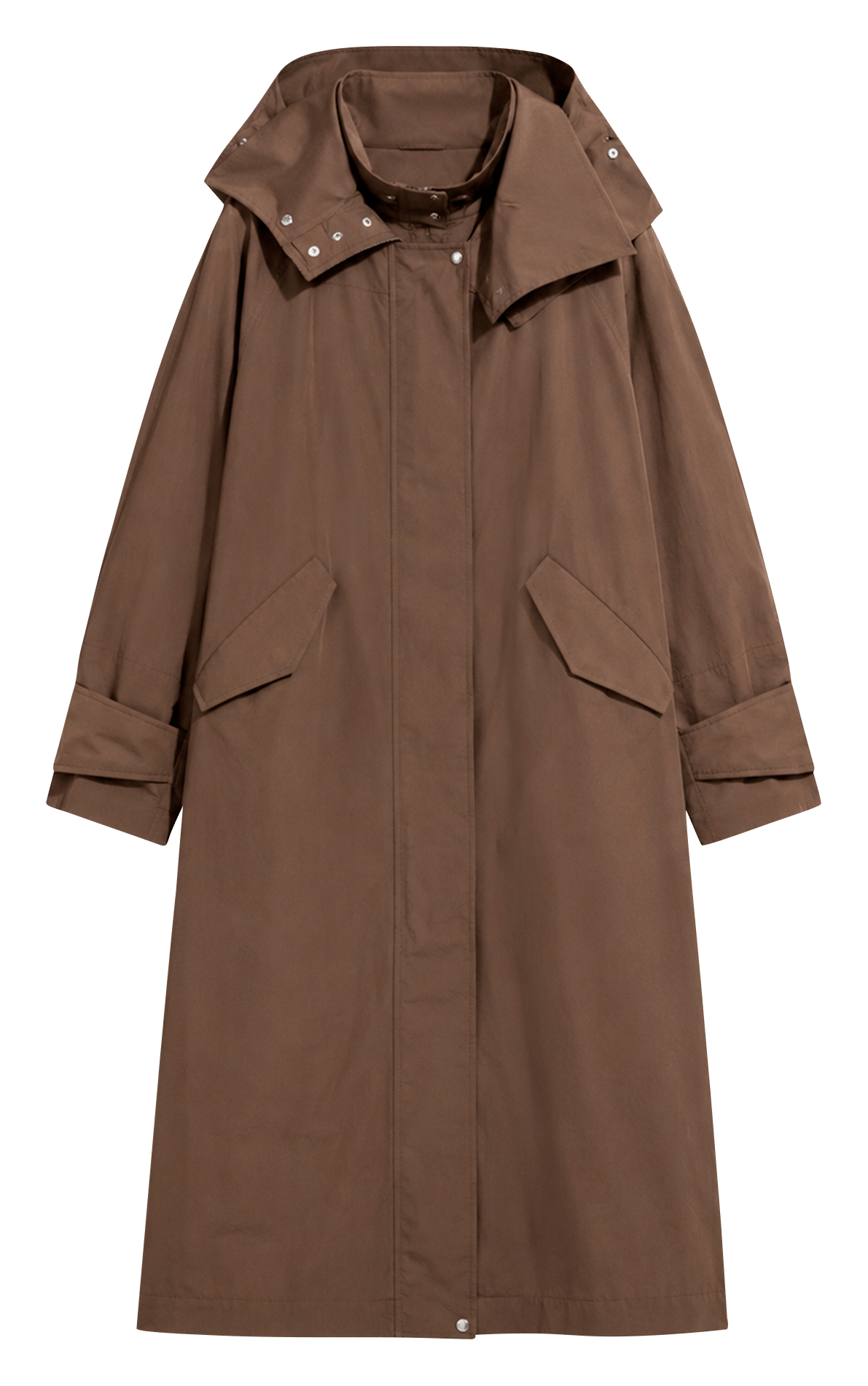 Manteau long ample à capuche enyla IRO Marron