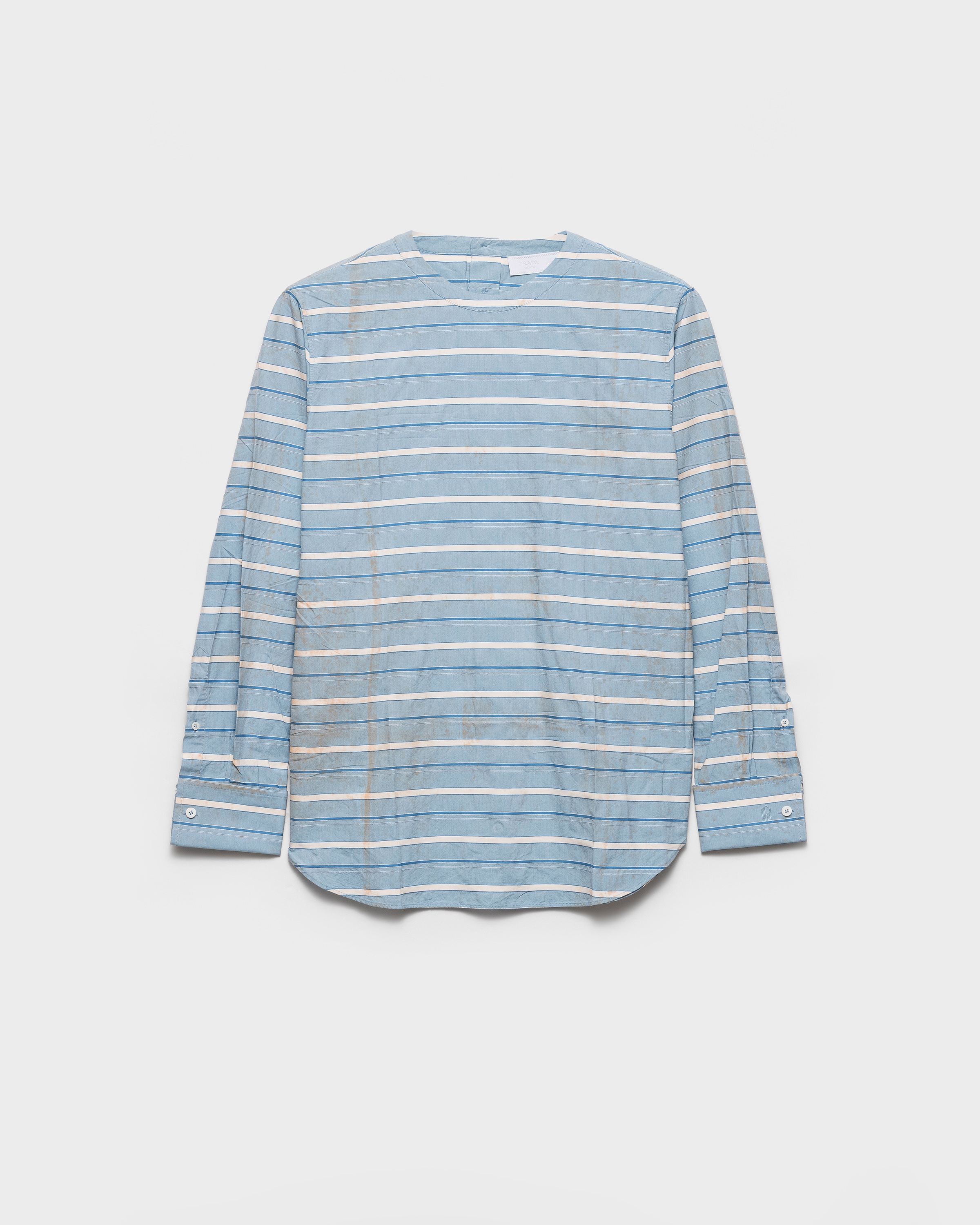 Chemise en coton PRADA Bleu