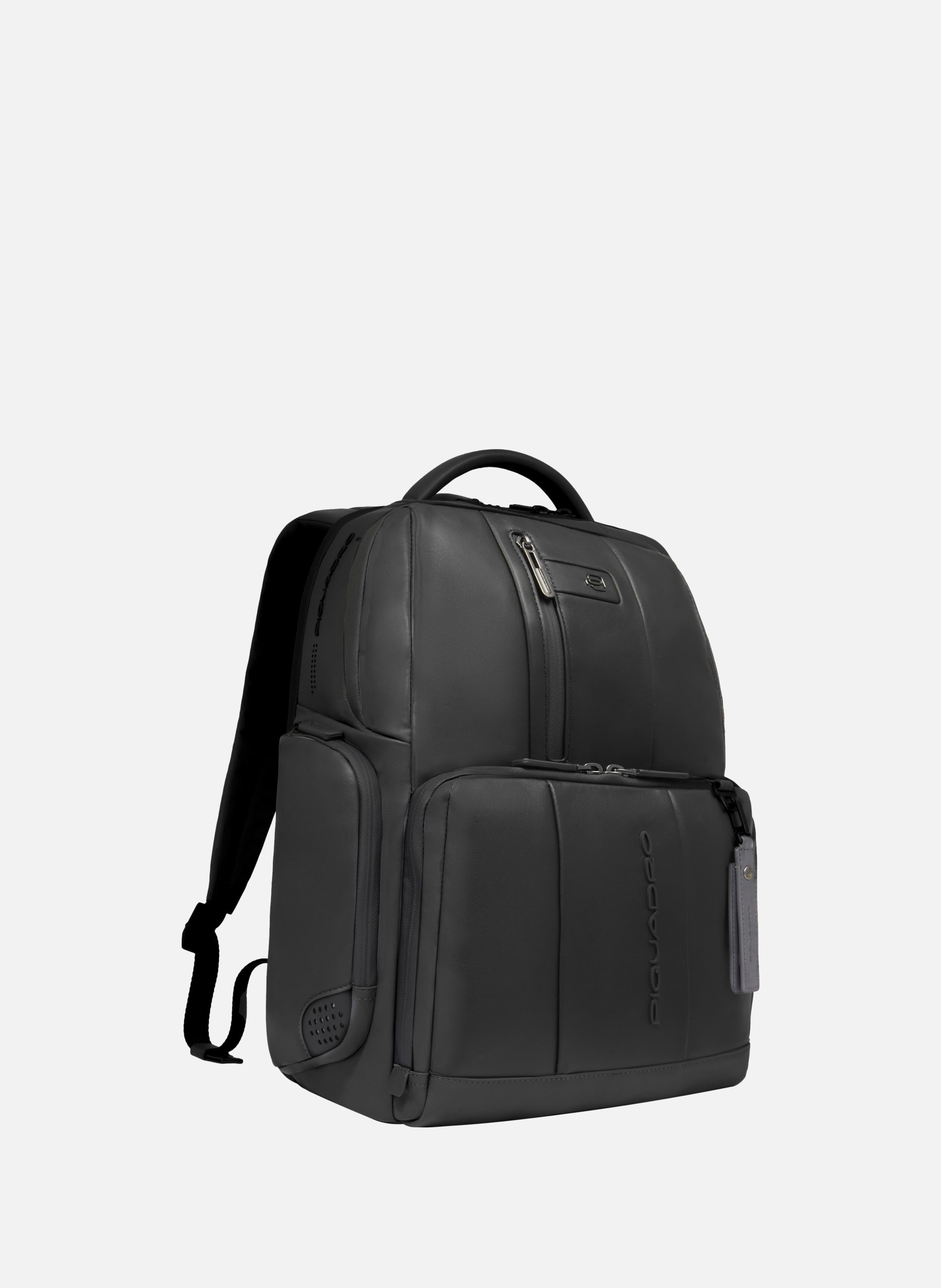 Fast-check laptop backpack 15,6" PIQUADRO Black
