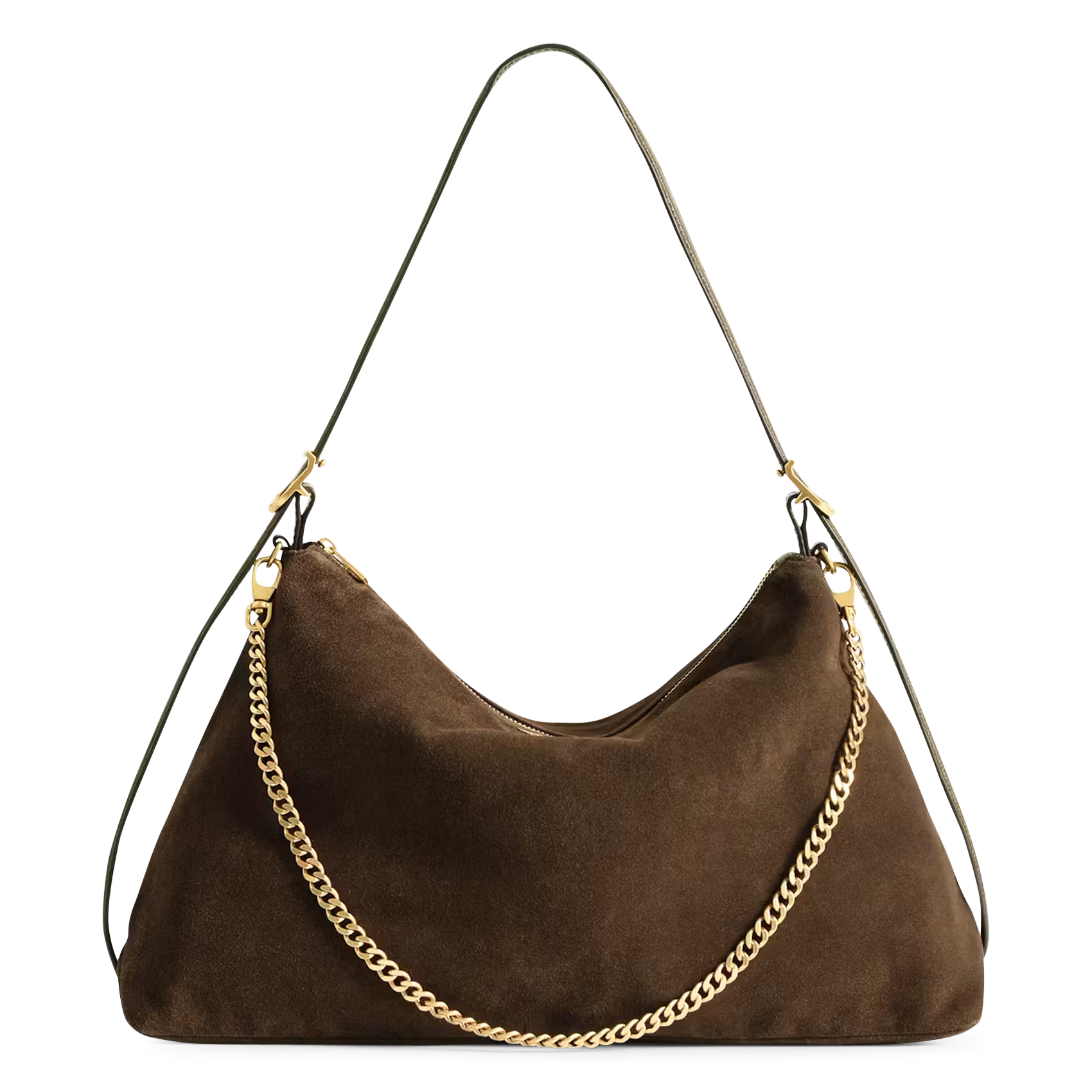 Leren handtas Jim ZADIG&VOLTAIRE Bruin