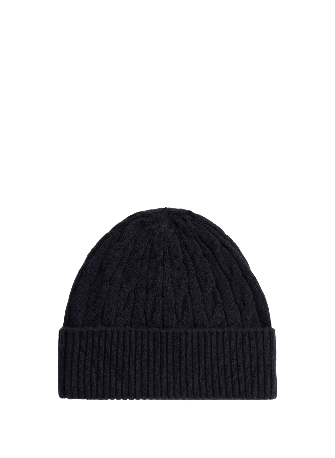 Wool-blend beanie hat TOMMY HILFIGER Blue