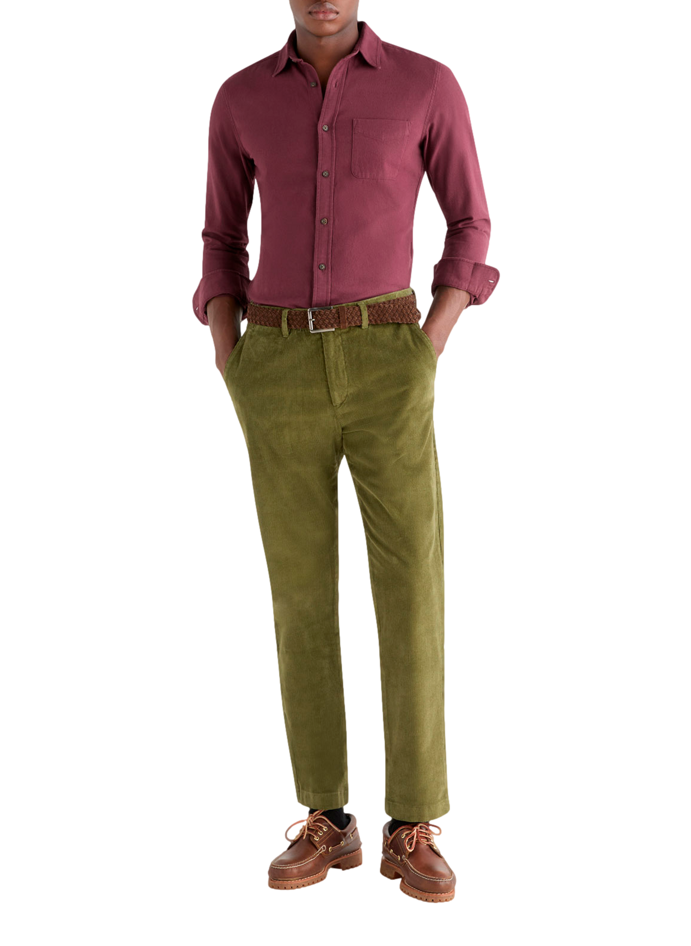 Camisa de algodón DOCKERS Rojo