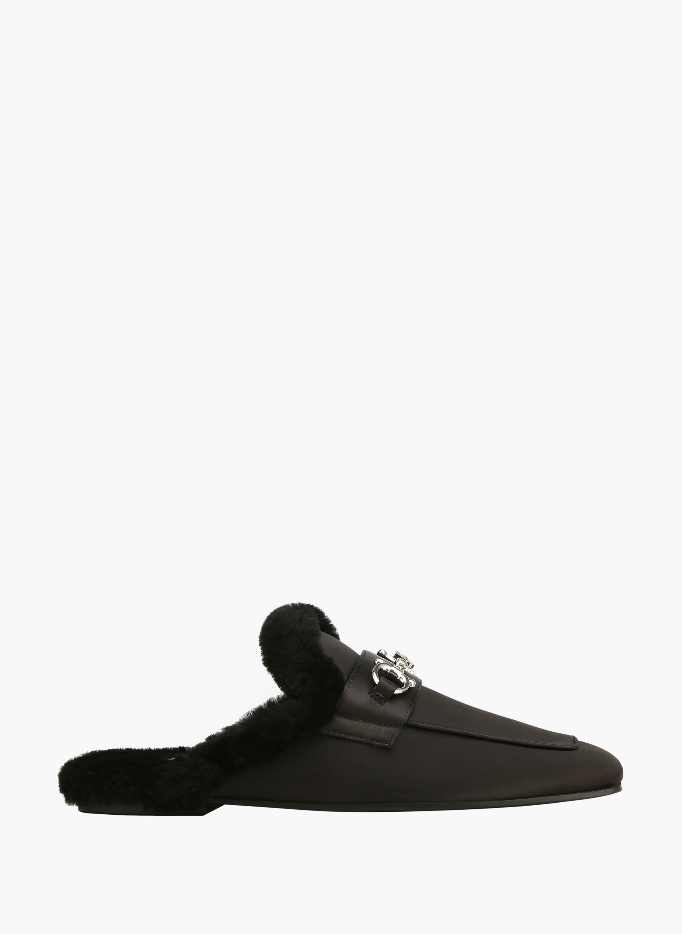 Berkley-mocassins van satijn NAKED WOLFE Zwart