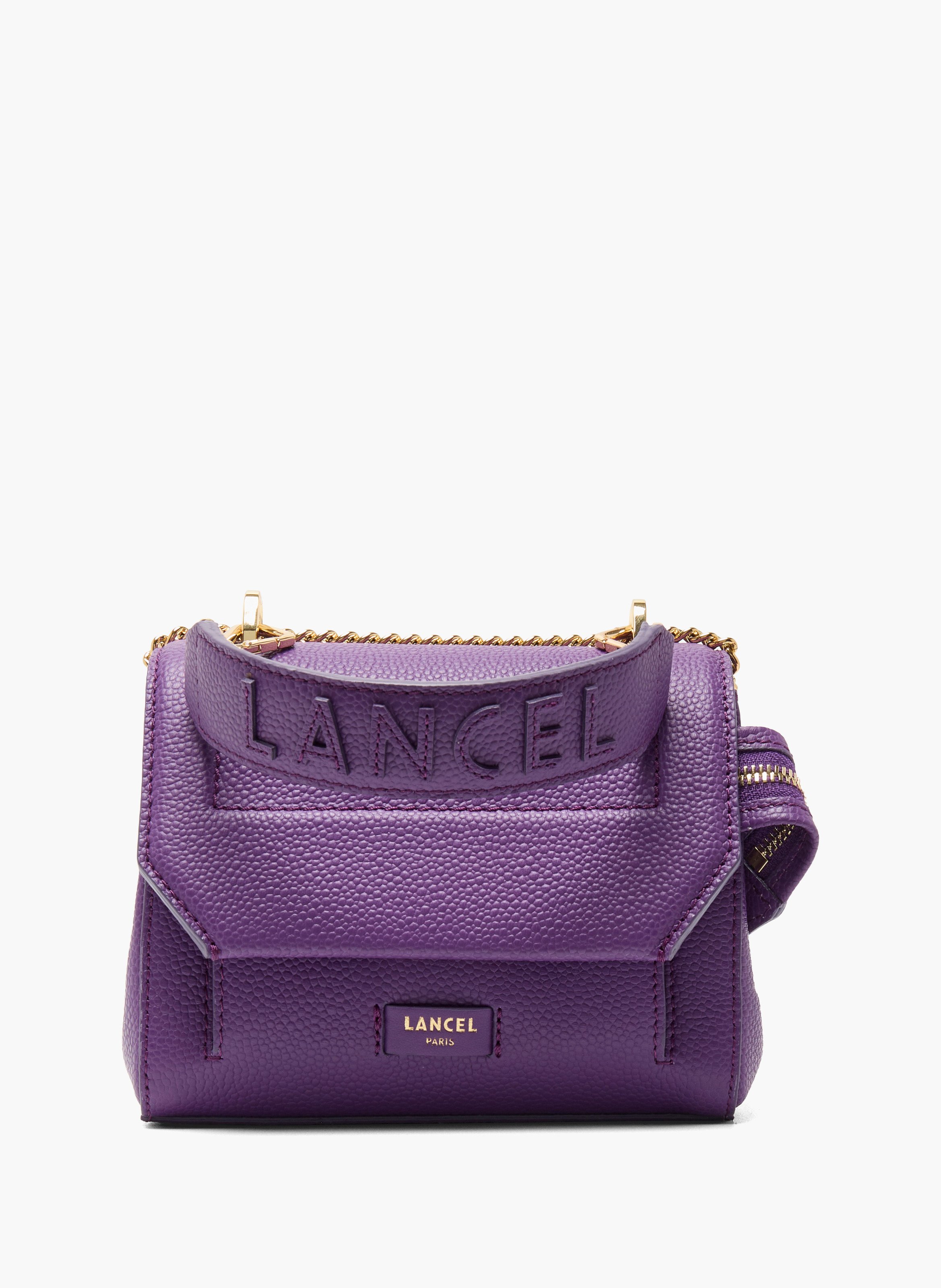 Sac rabat s ninon de lancel en cuir LANCEL Violet