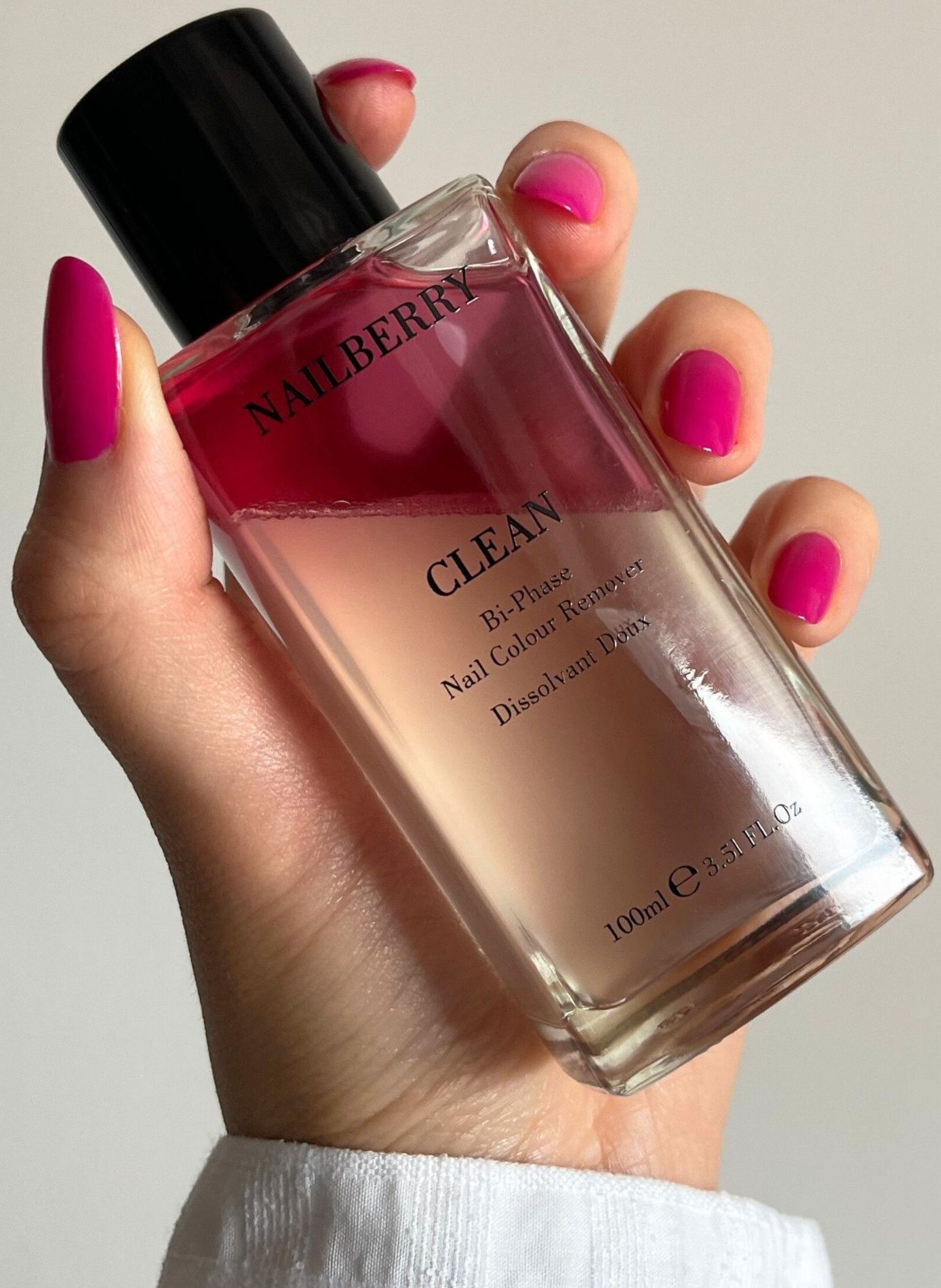 Natural nail polish remover NAILBERRY No color