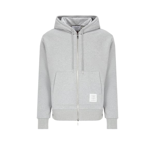 Hoodie zippé en coton