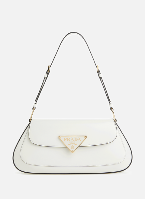 Leather handbag WhitePRADA 