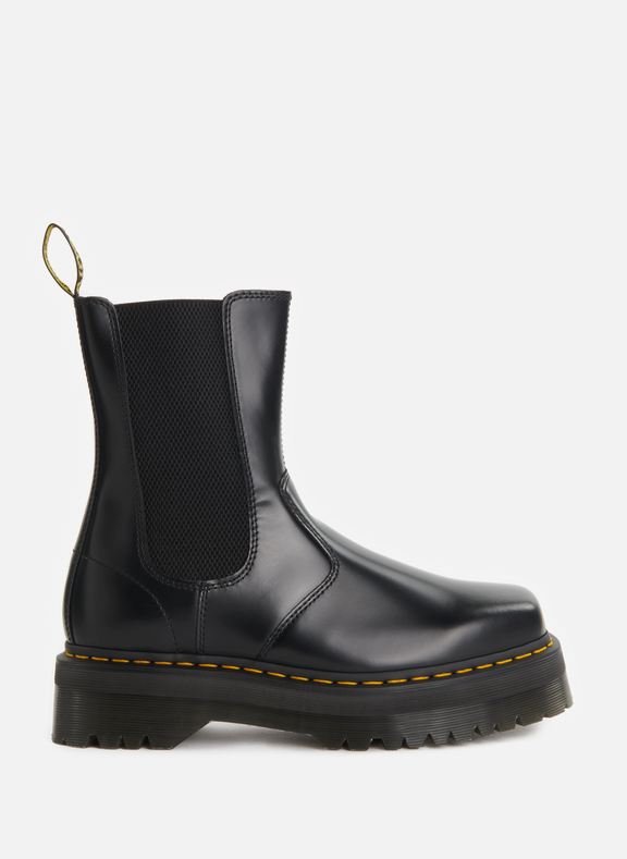 DR. MARTENS Smooth leather ankle boots  Black