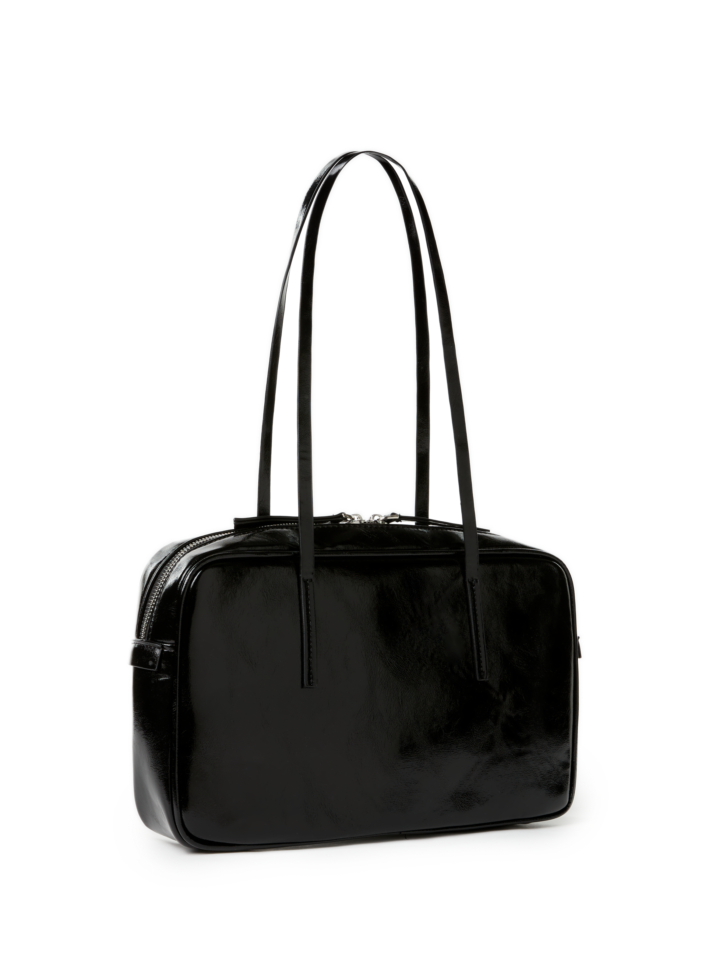 FLORAL QUILTED BAG AU PRINTEMPS PARIS Black