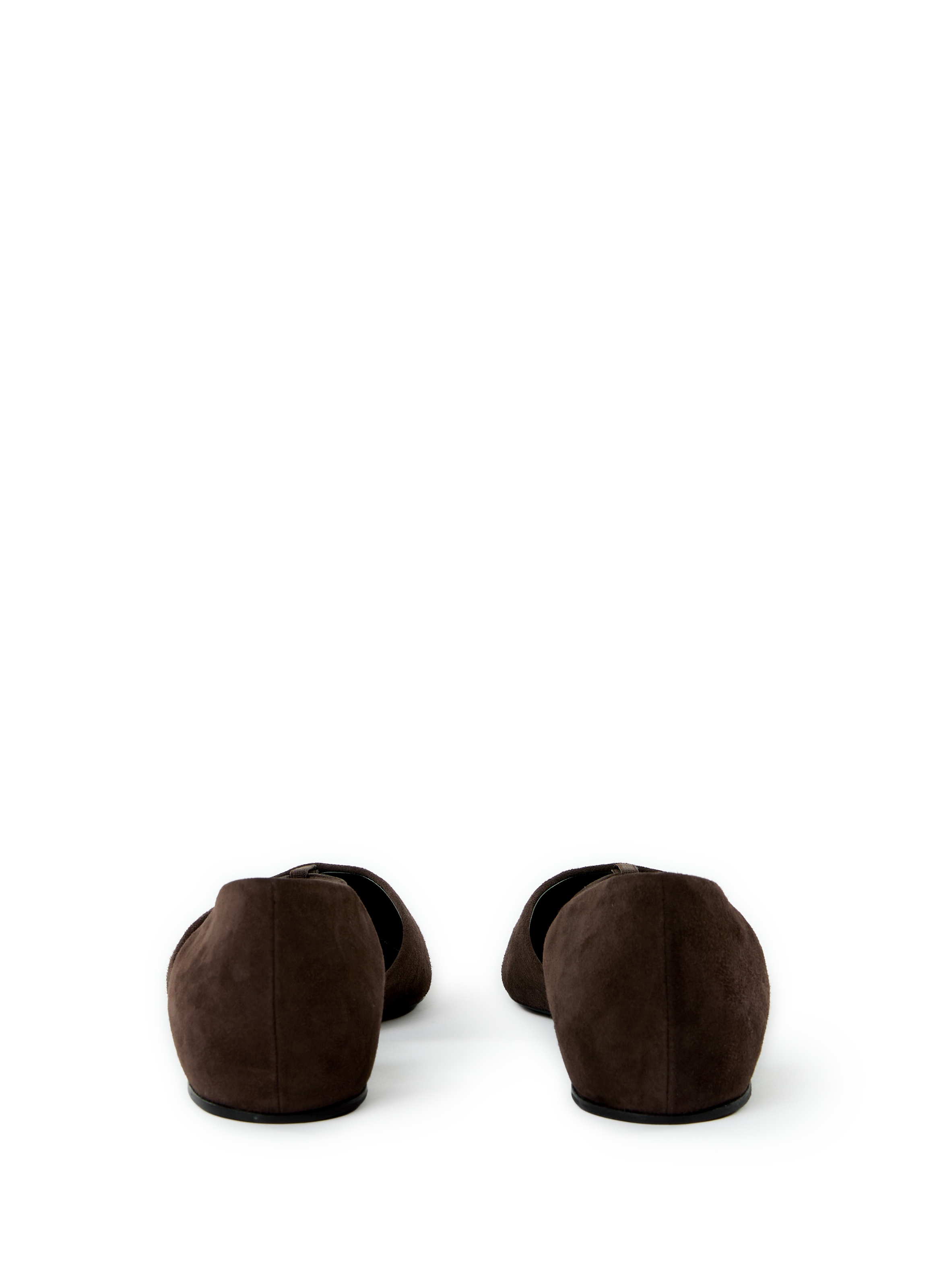 Ballerines en cuir de veau TOTEME Marron