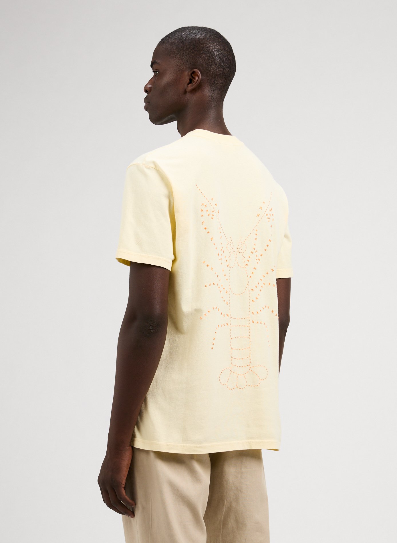 T-shirt Patureau Lobster Lover MAISON LABICHE Jaune