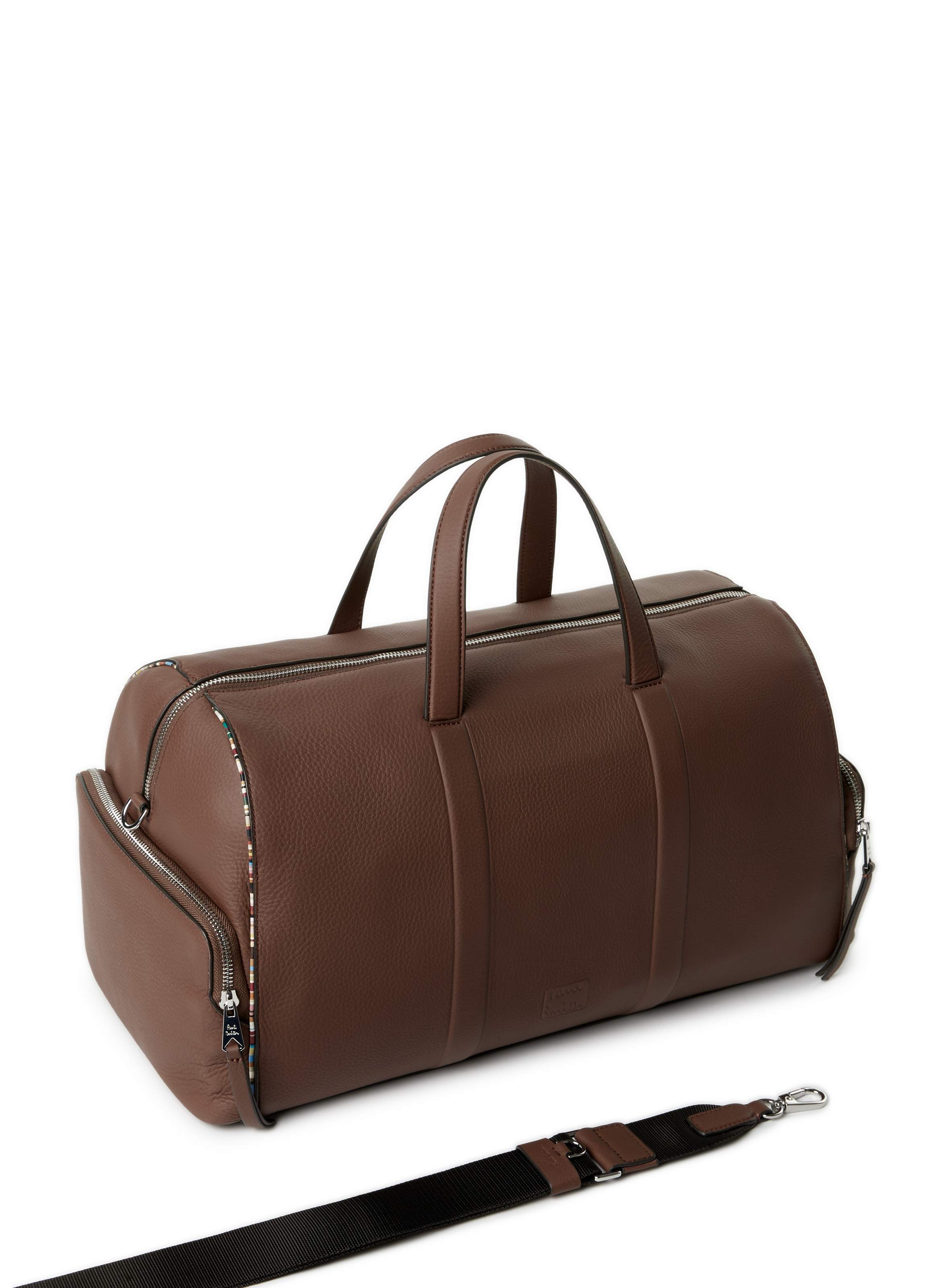 Leather travel bag PAUL SMITH Beige