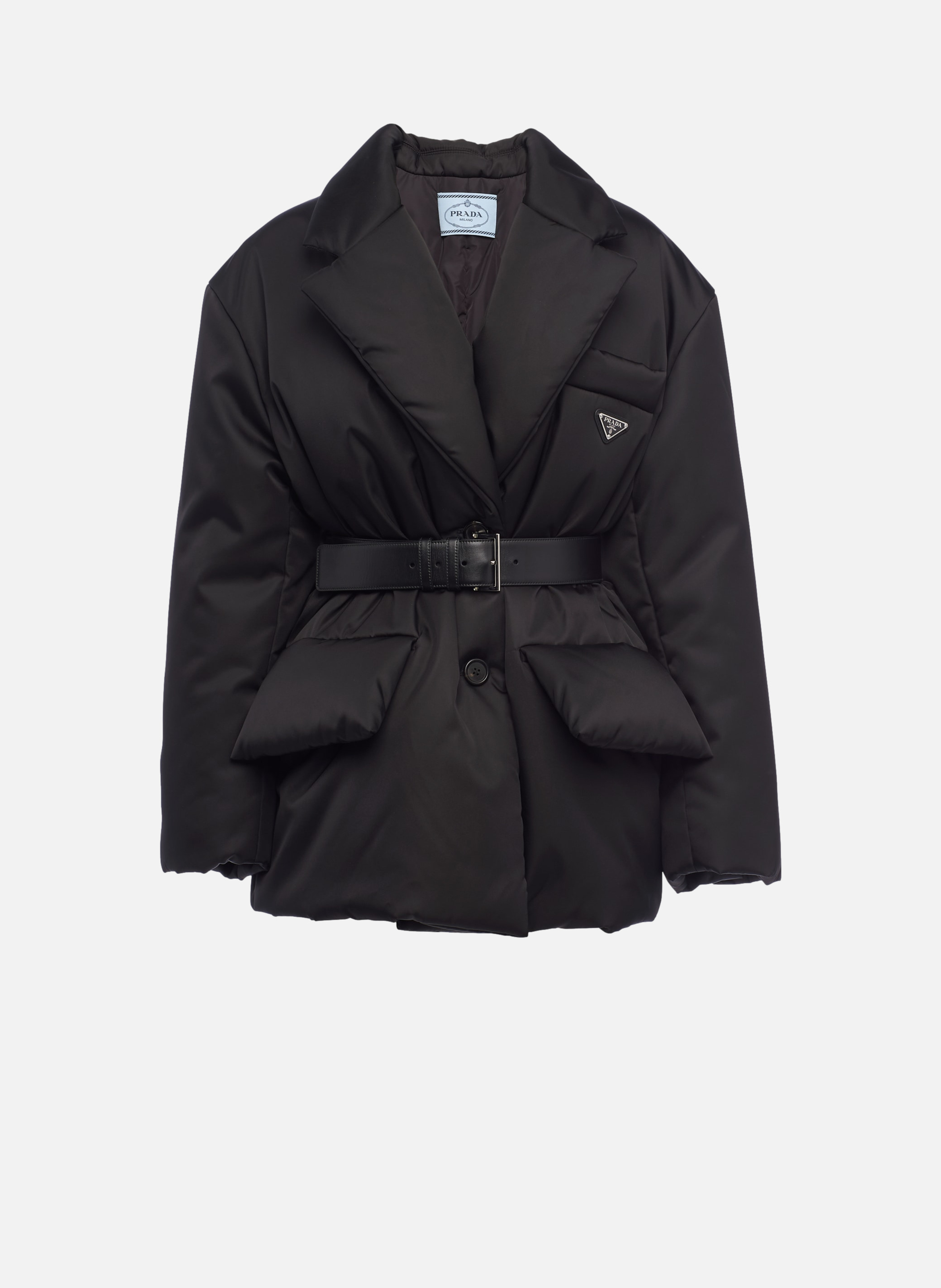 Doudoune en re-nylon PRADA Noir