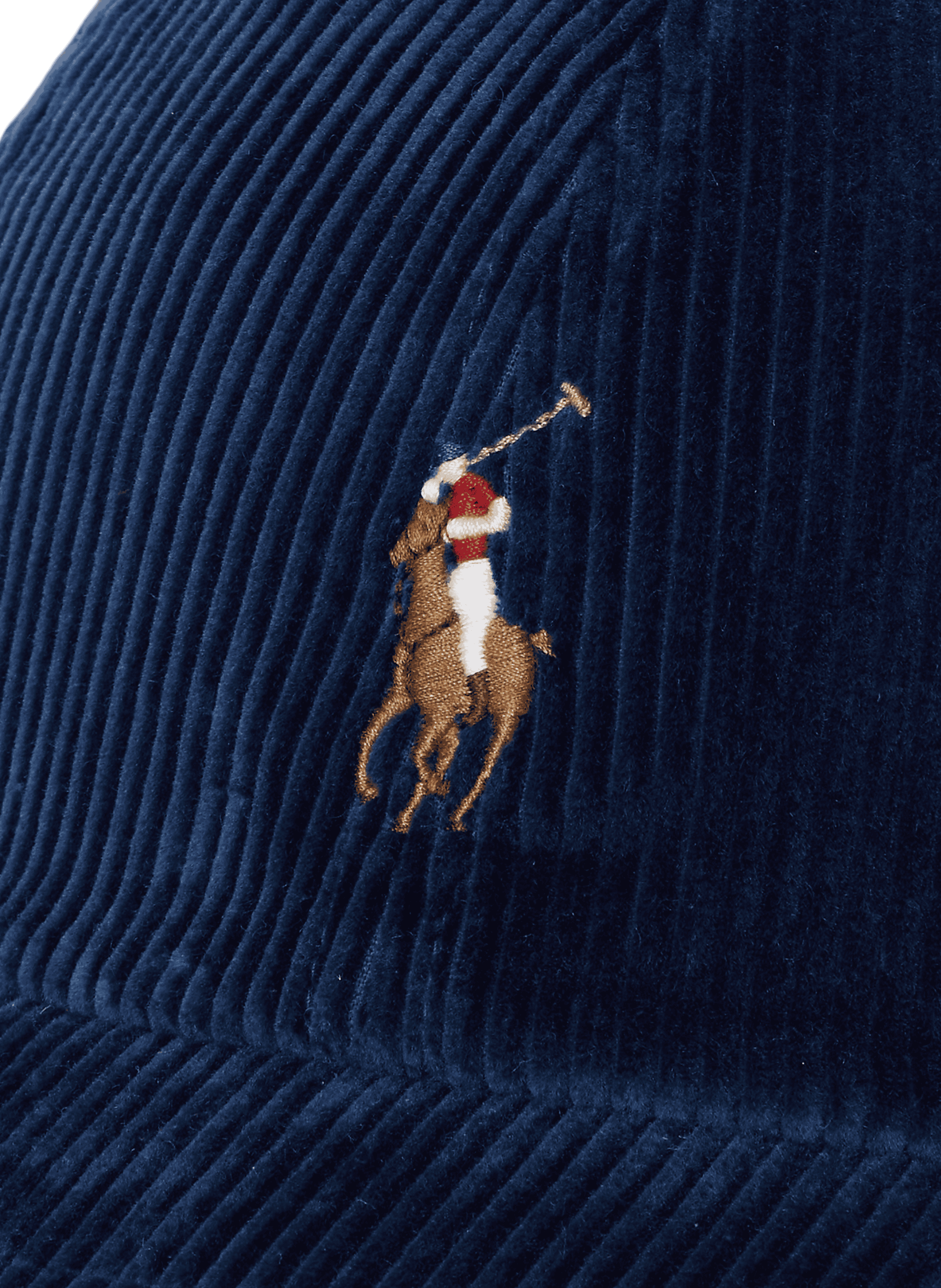 Corduroy baseball cap POLO RALPH LAUREN Blue