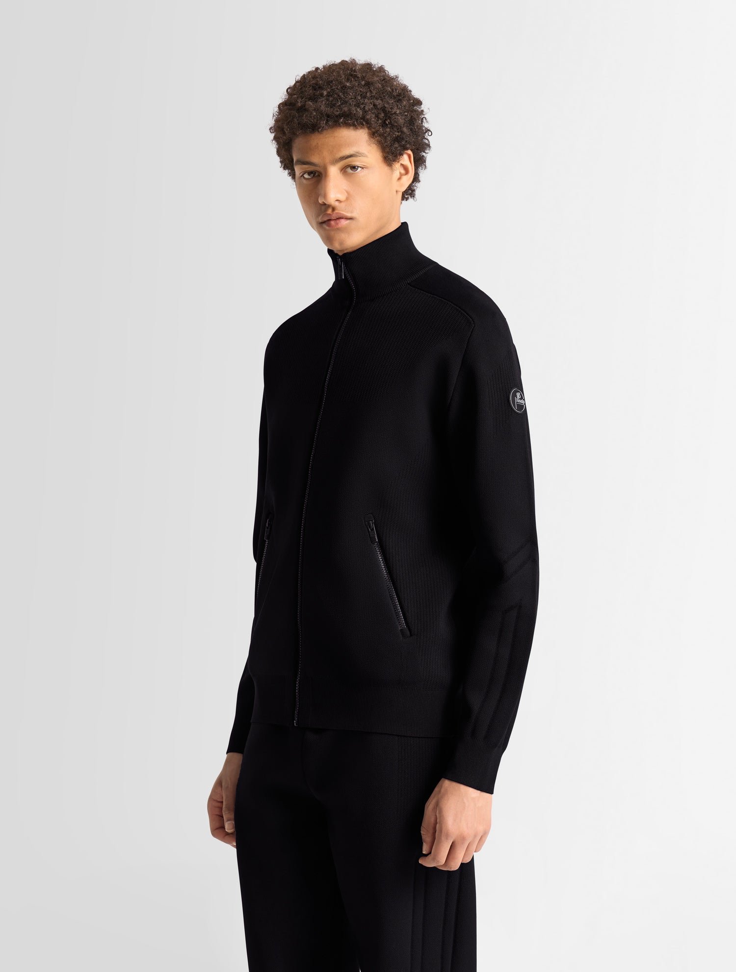 Gilet cyrion col montant  coupe regular FUSALP Noir