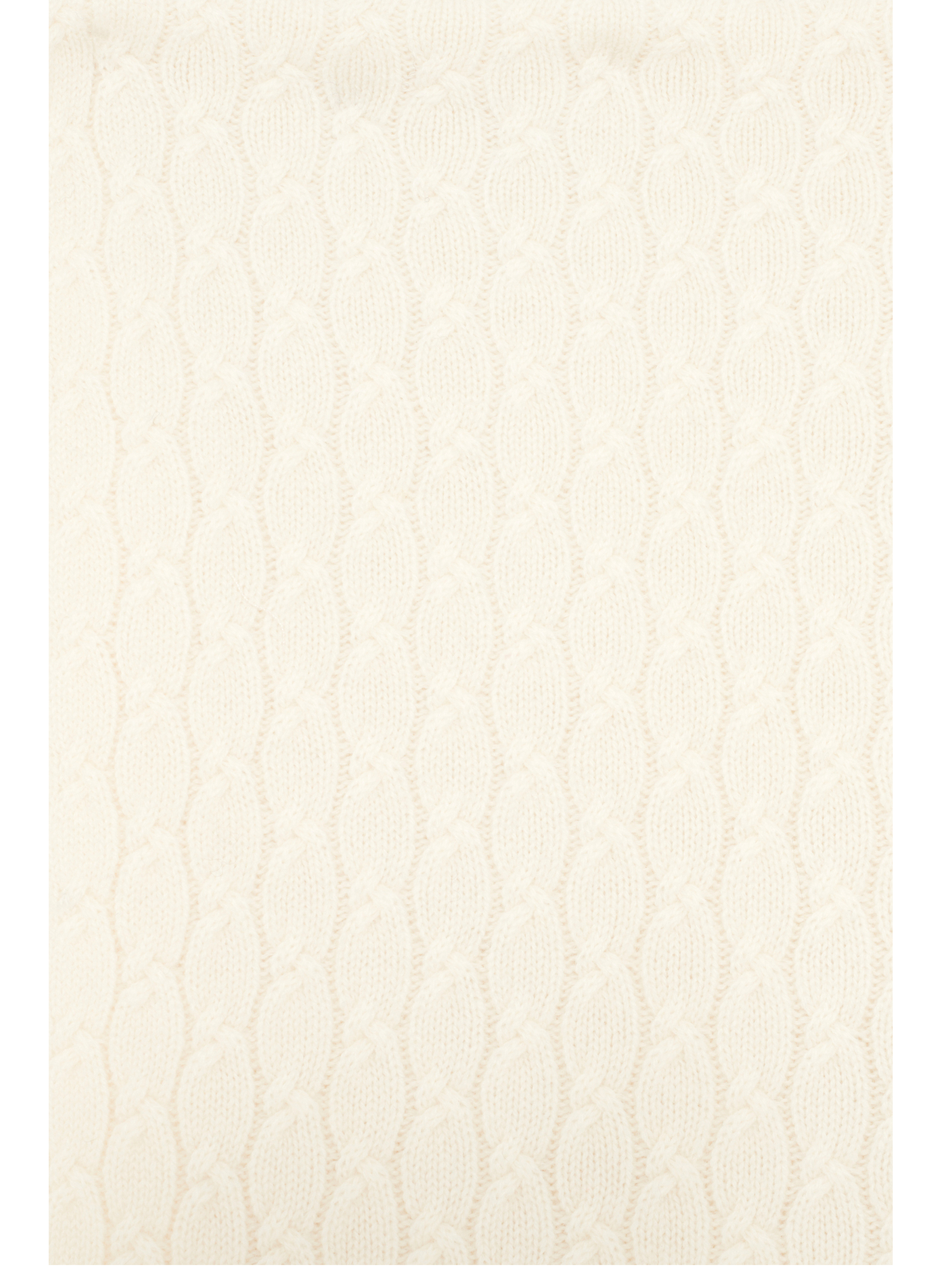 Echarpe en laine à torsades - rahela PABLO Beige