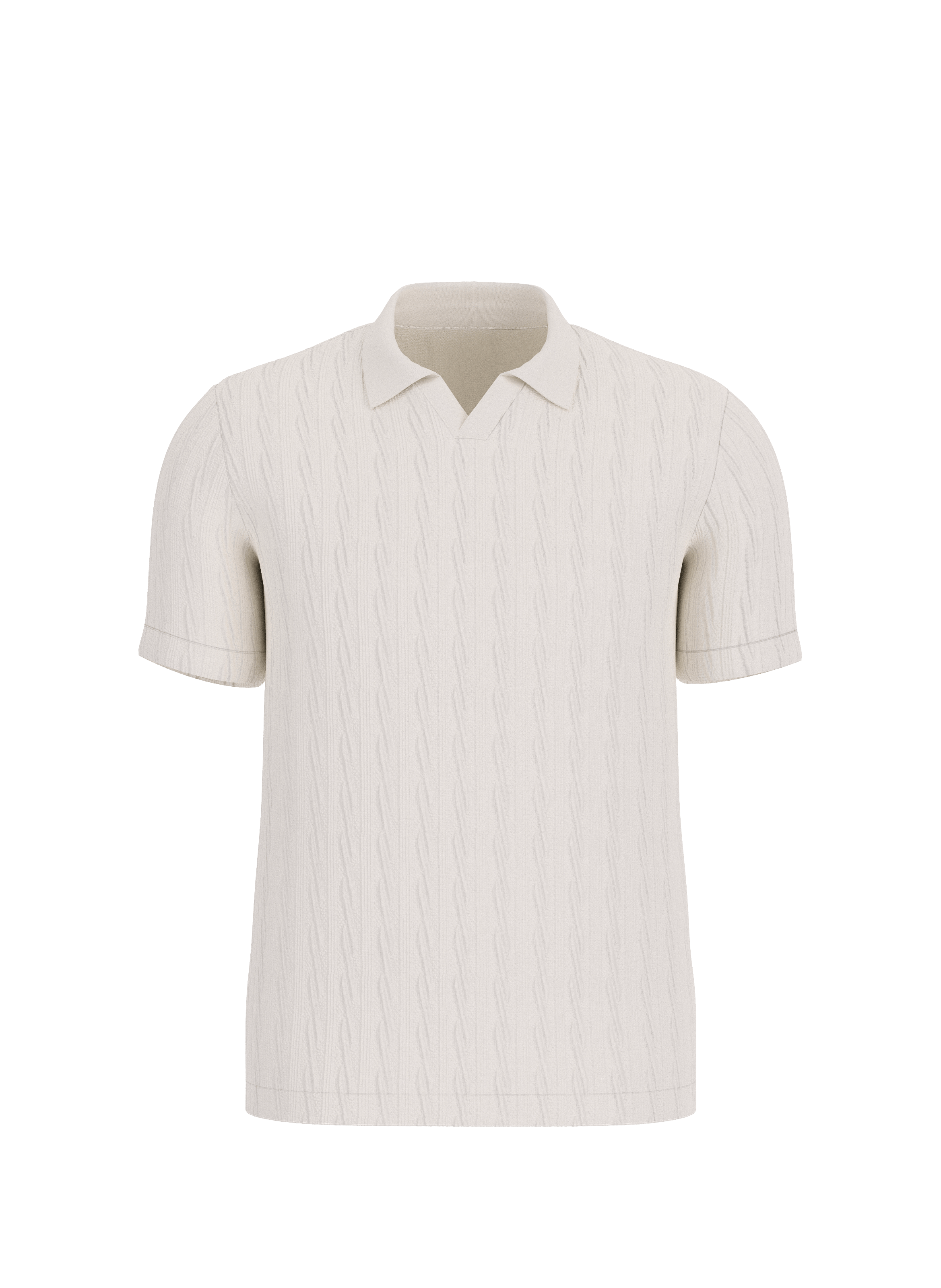 Polo manches courtes en coton mélangé GUESS Beige