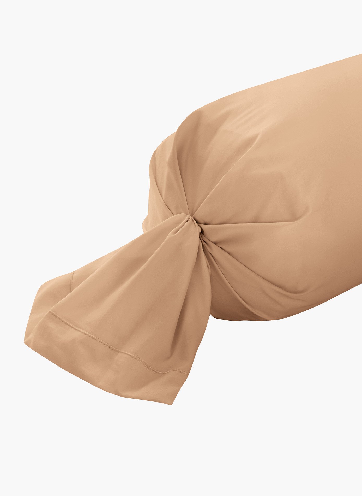 TAIE DE TRAVERSIN Eclat Bronze ANNE DE SOLENE Marron