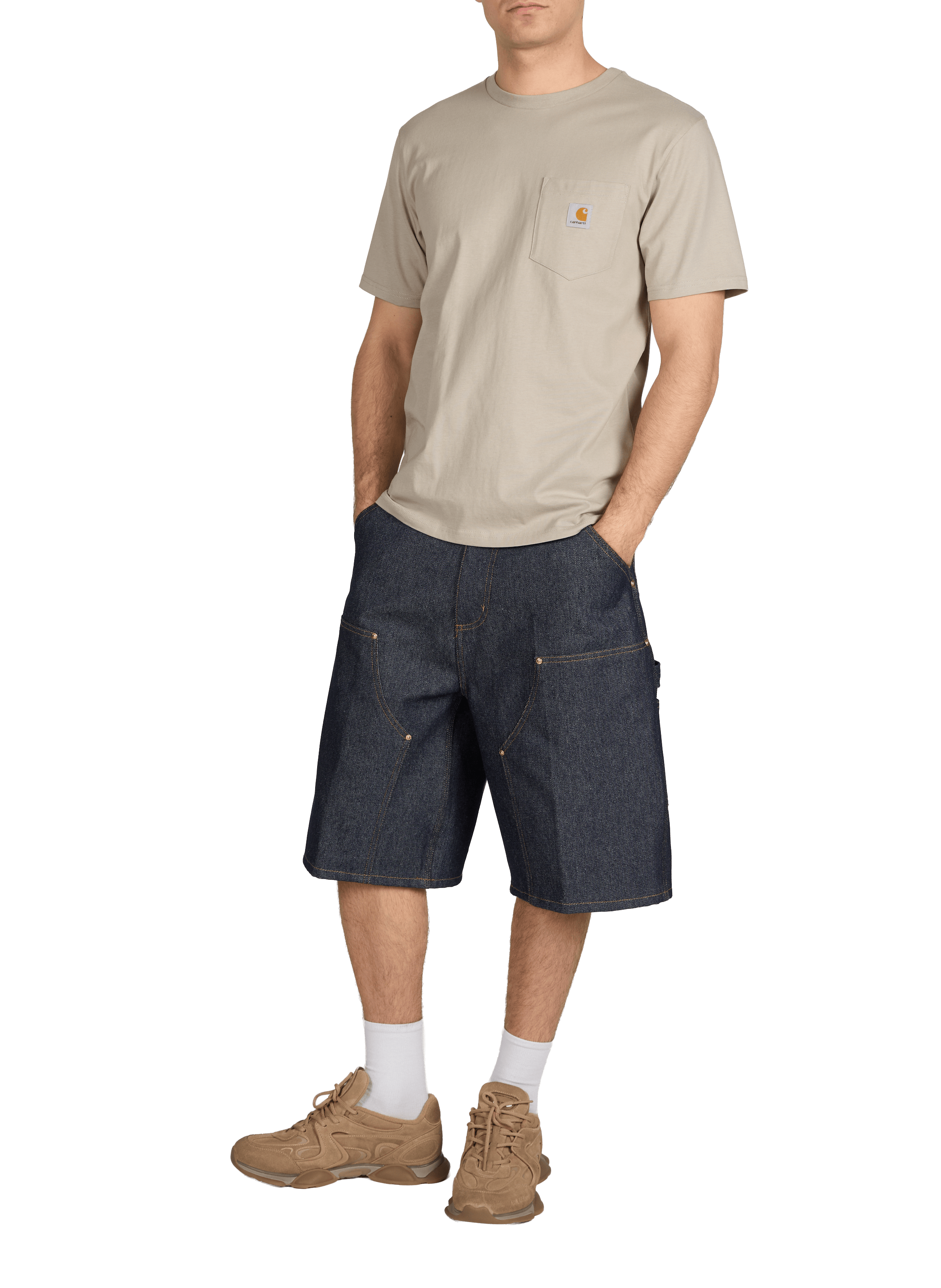 Classic Cotton T-Shirt CARHARTT WIP Beige