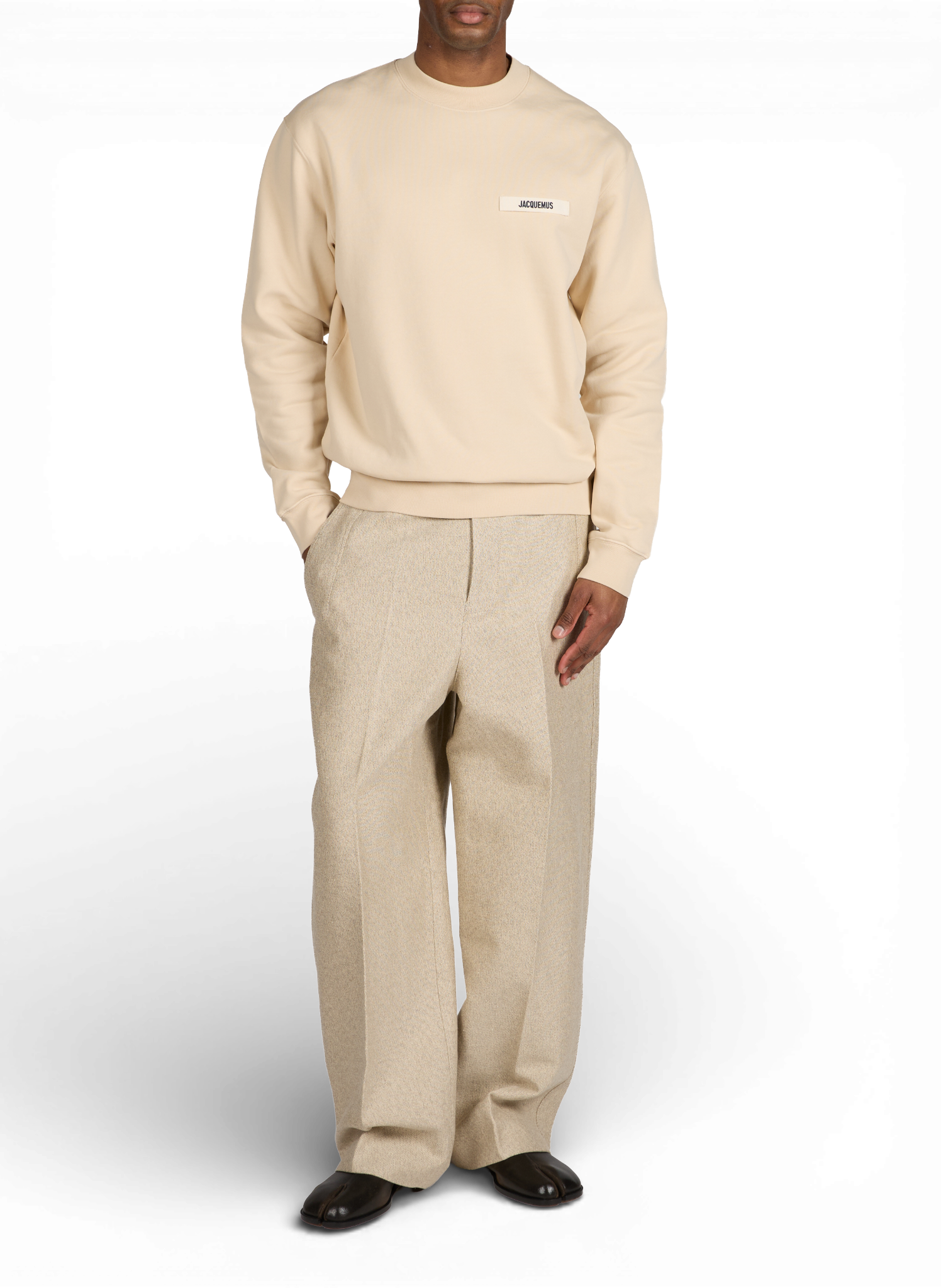 Cotton jumper JACQUEMUS Beige