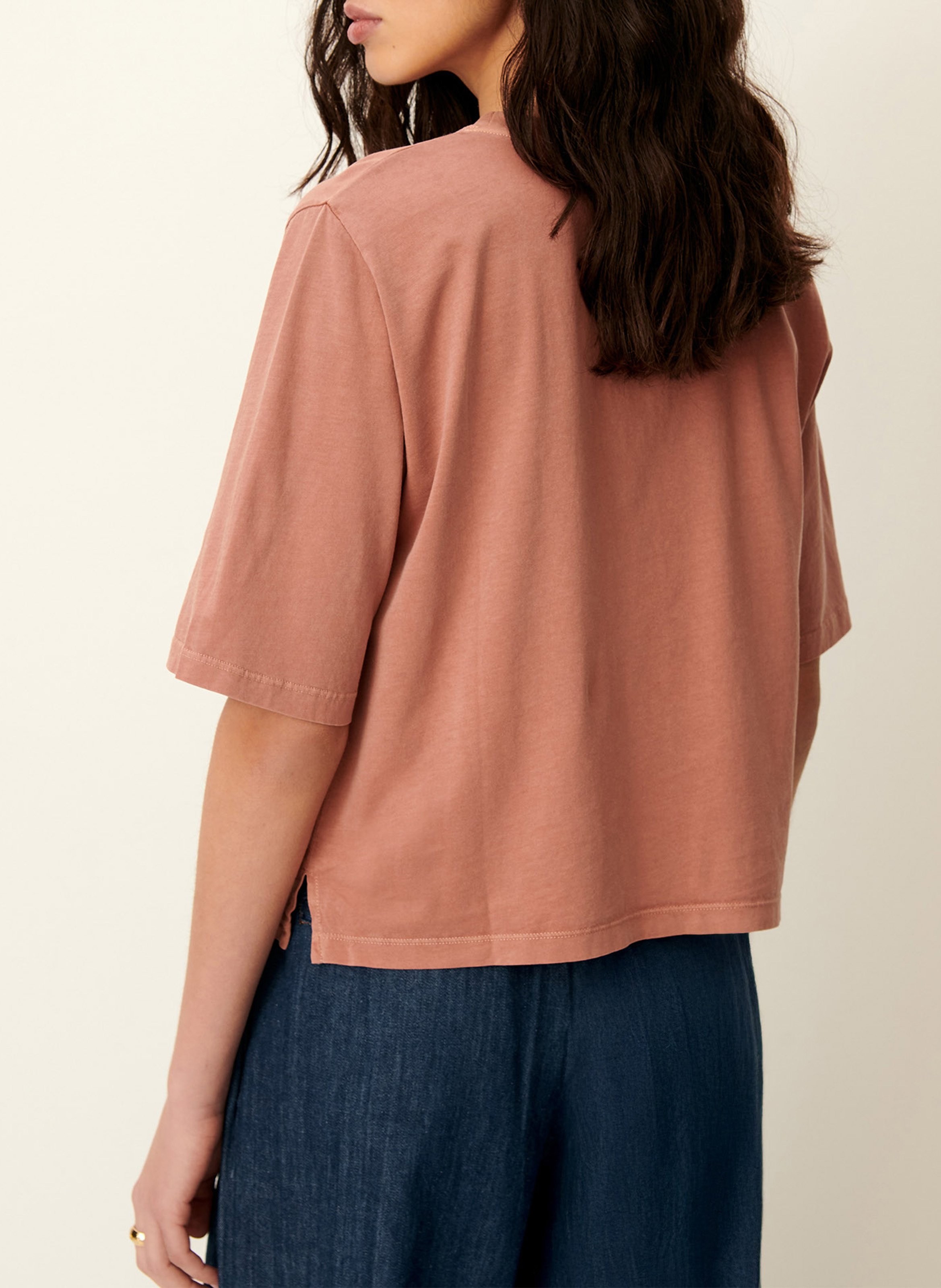 Tee-shirt oversize en coton sergio SESSUN Marron