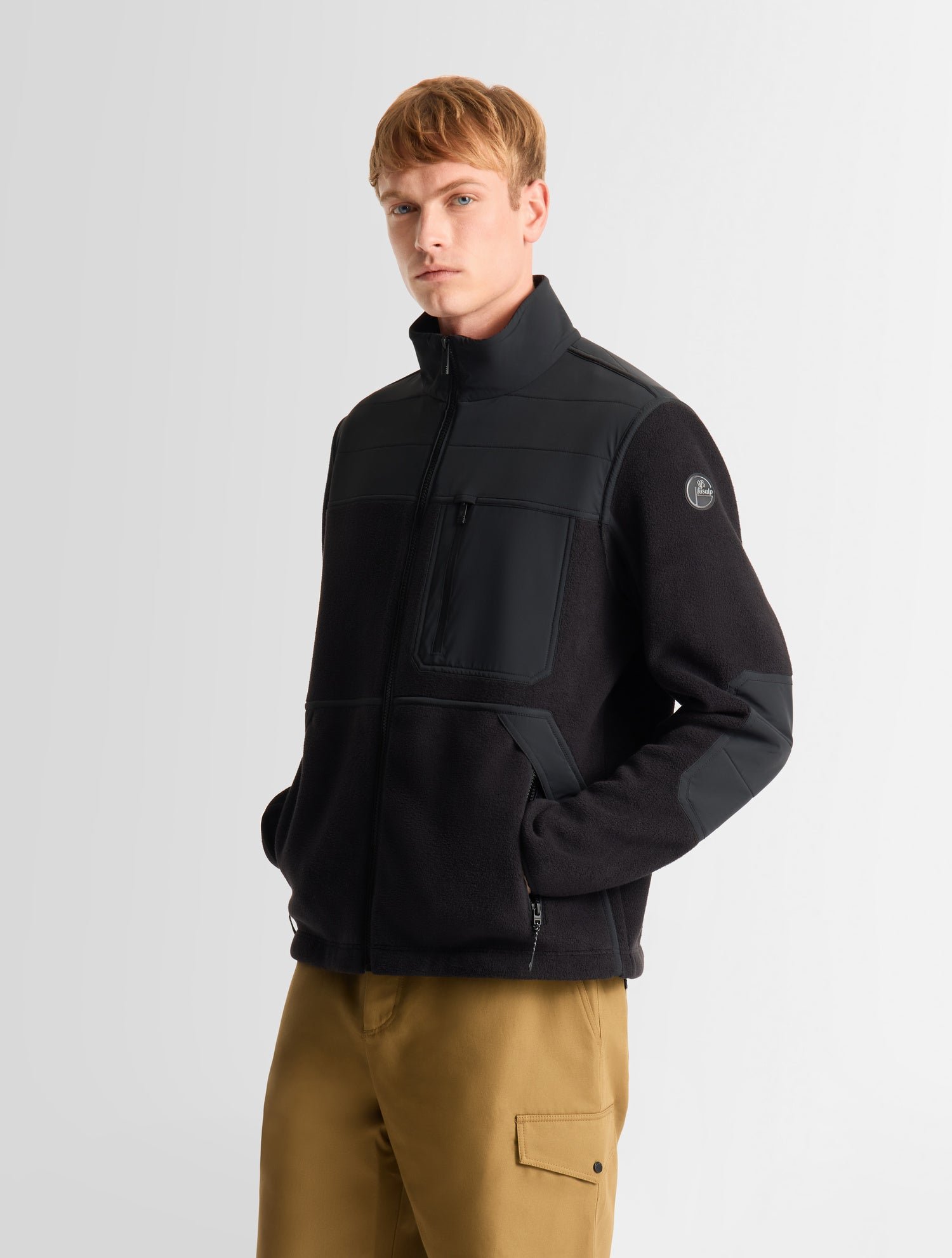 Polaire ofrost col montant coupe regular FUSALP Noir