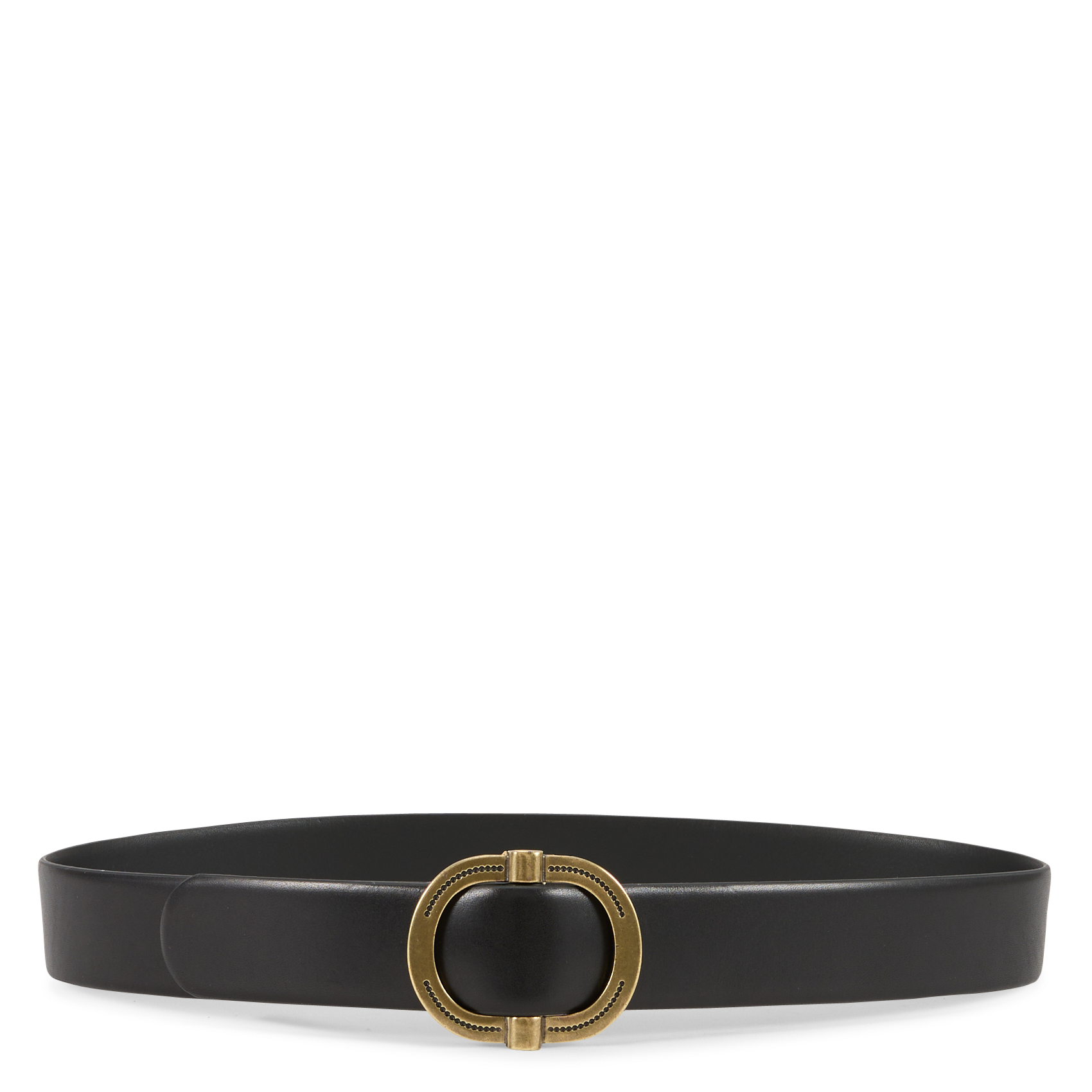 Ceinture en cuir elise MAISON 123 Noir