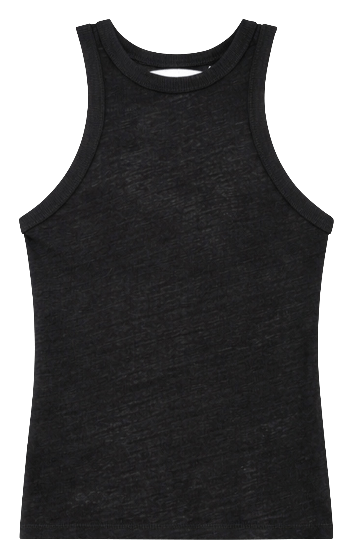 Débardeur moulant en lin safrina IRO Noir