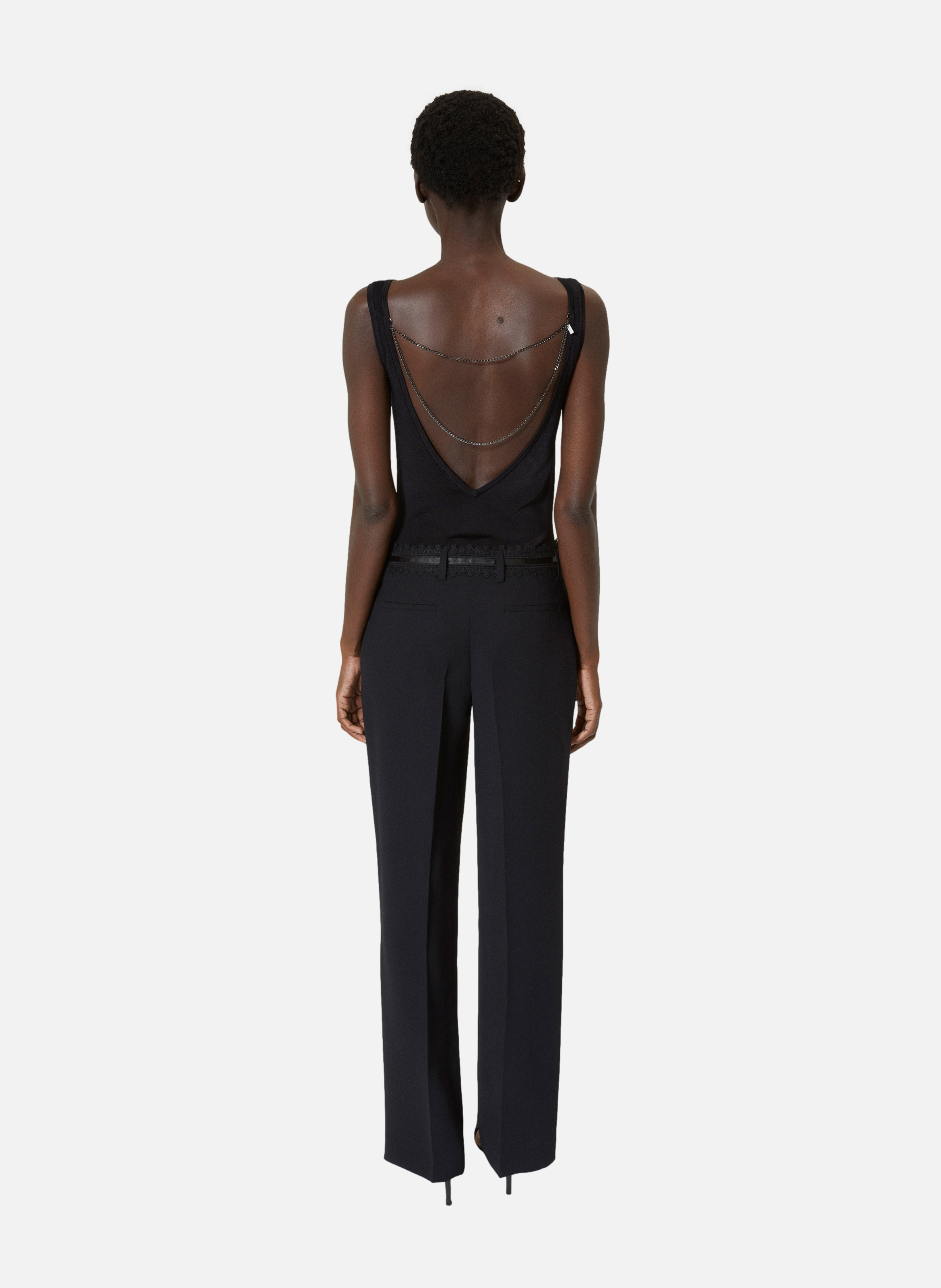 Pantalon tailleur large THE KOOPLES Noir