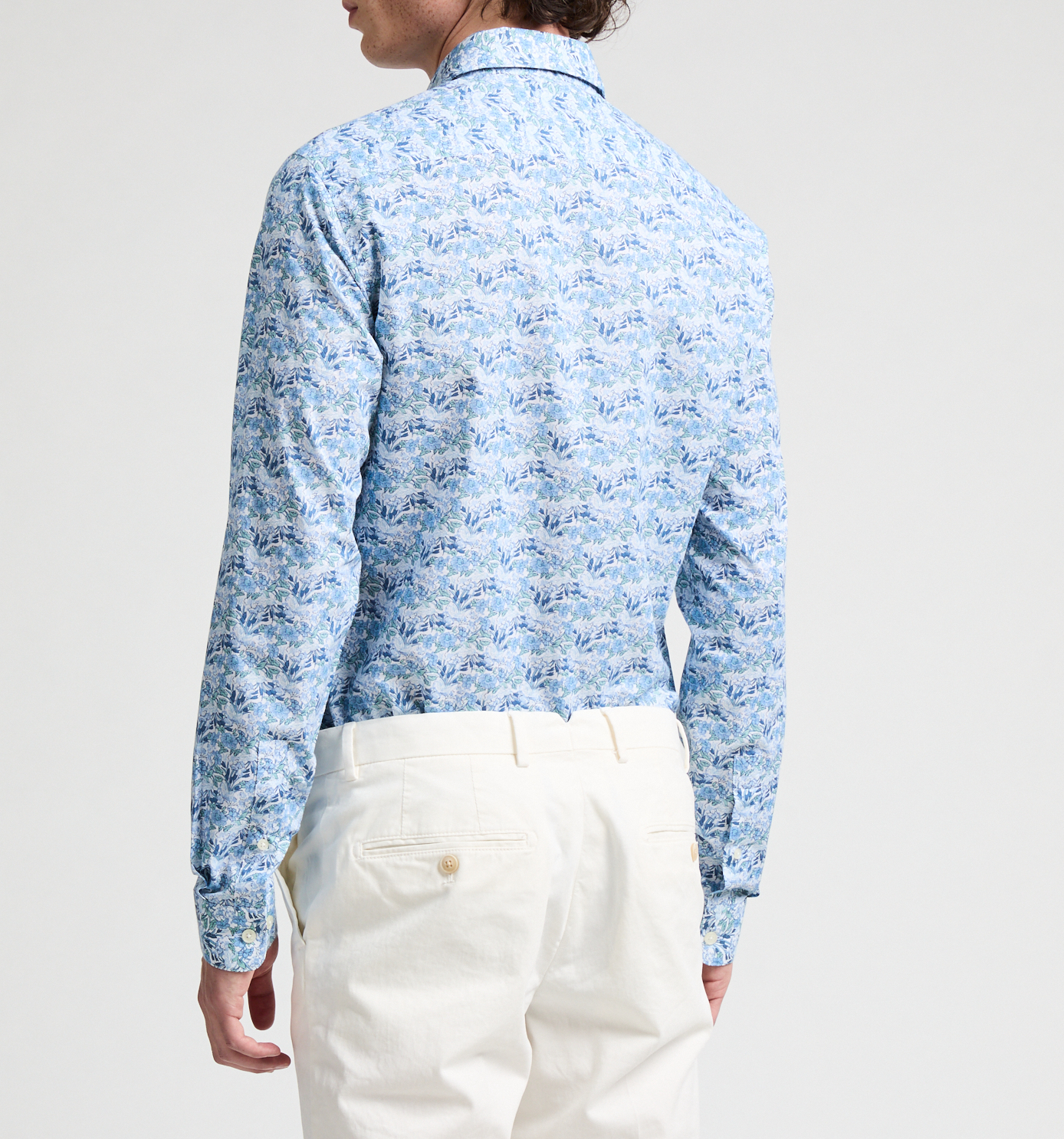  Printed cotton shirt AU PRINTEMPS PARIS Blue