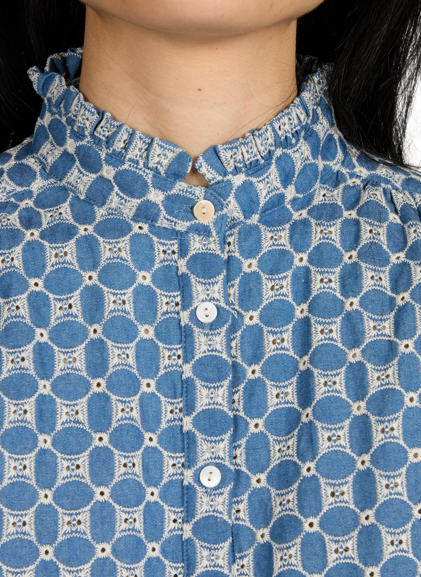 Chemise oversize en coton ARTLOVE Bleu