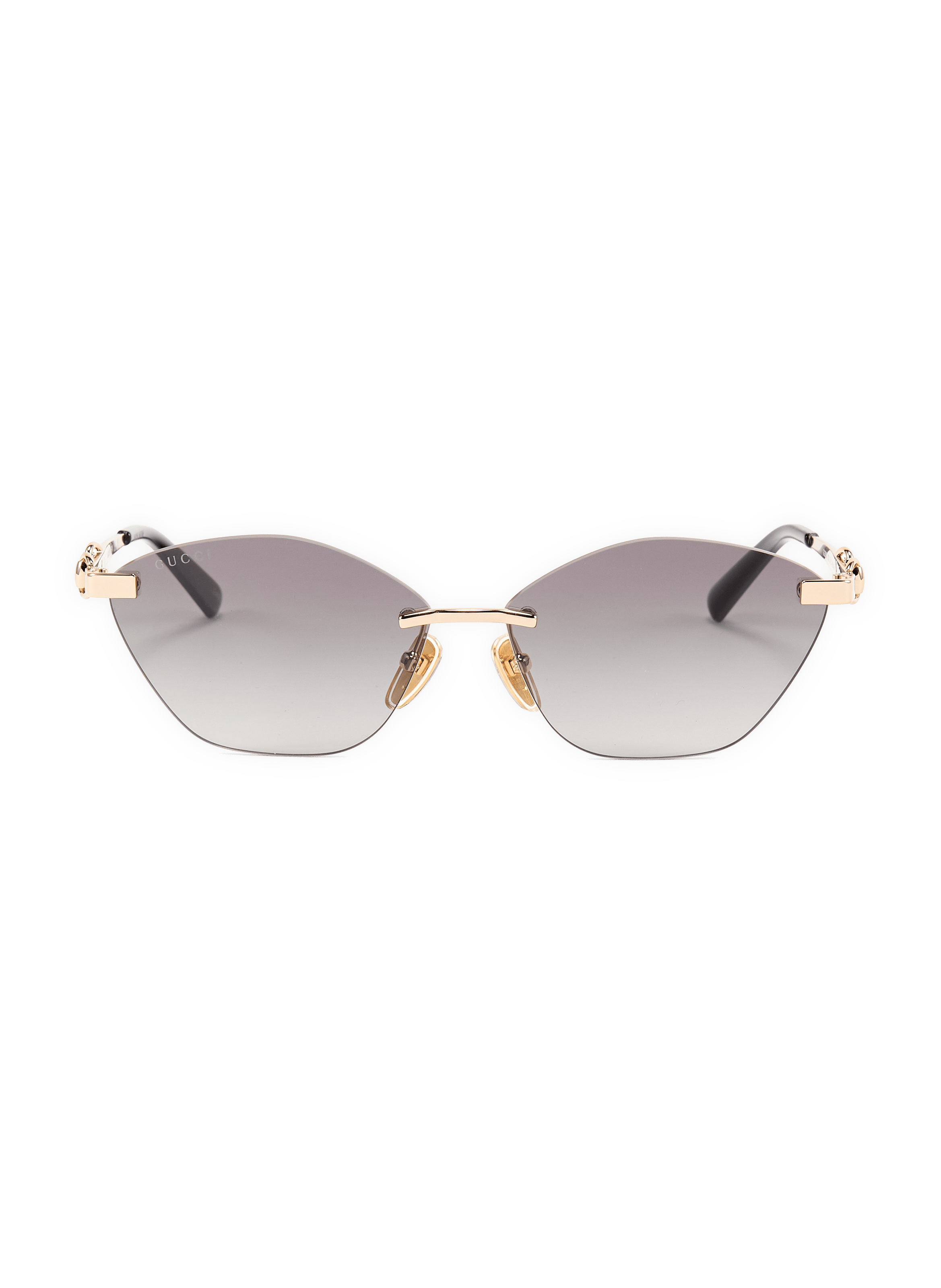 Lunettes de soleil métallisées  GUCCI Grijs
